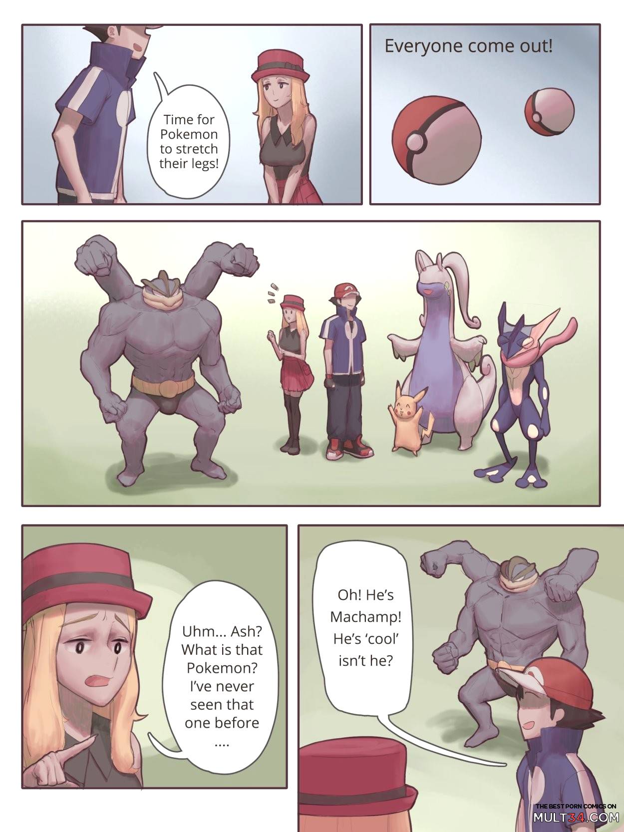 Machamp Used Knock Up! Ch. 3 - Serena page 5