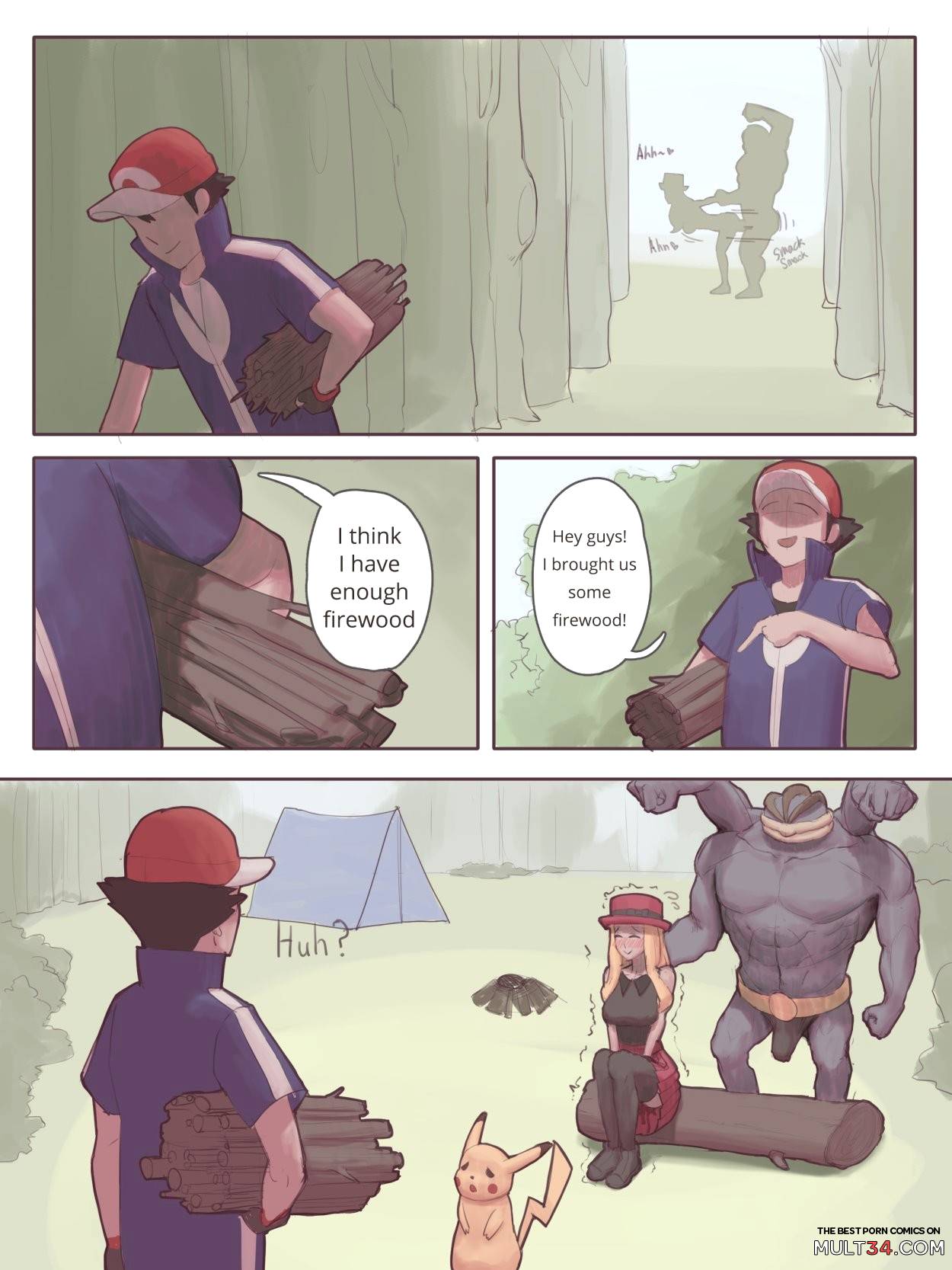 Machamp Used Knock Up! Ch. 3 - Serena page 7