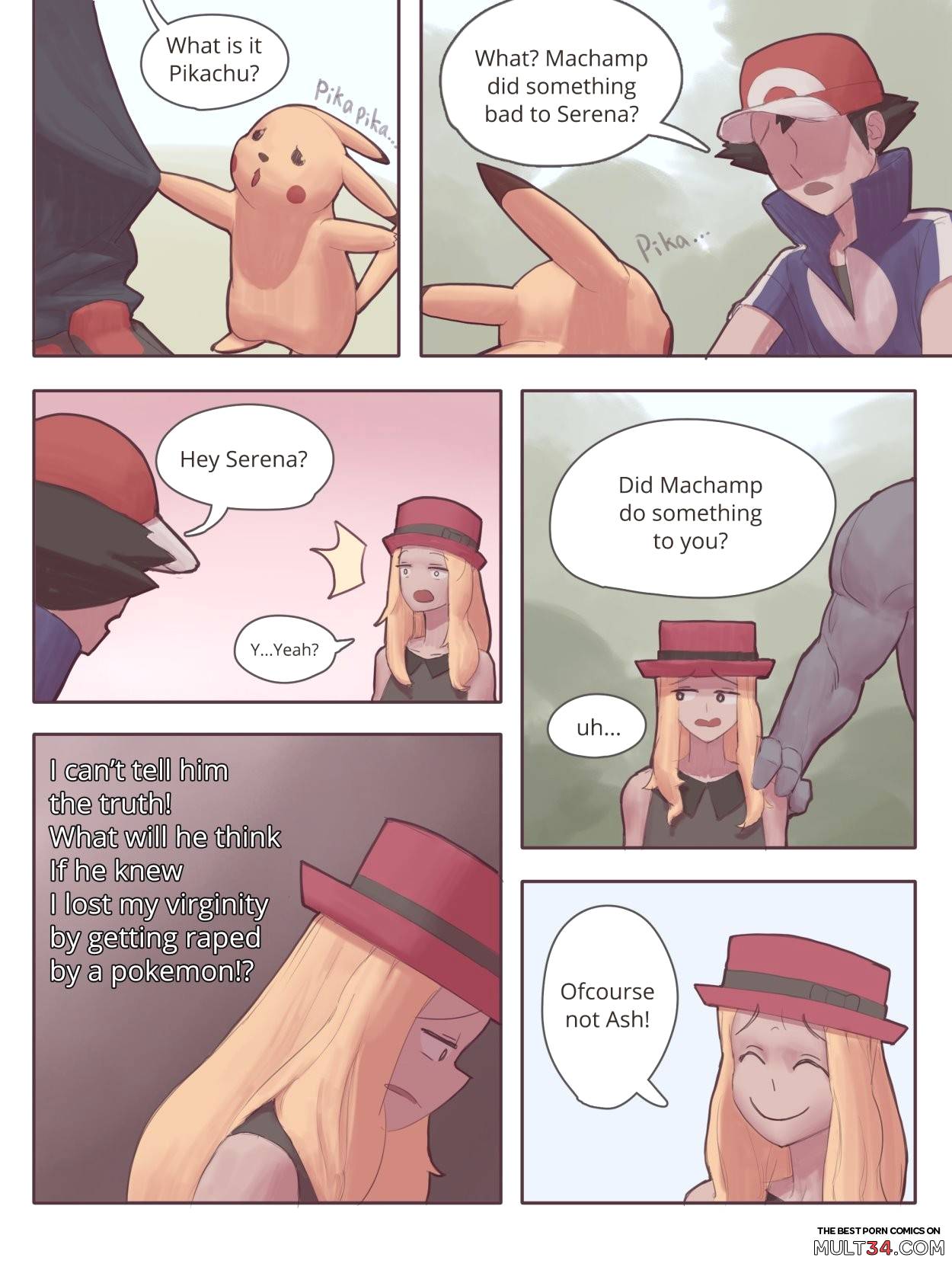 Machamp Used Knock Up! Ch. 3 - Serena page 8