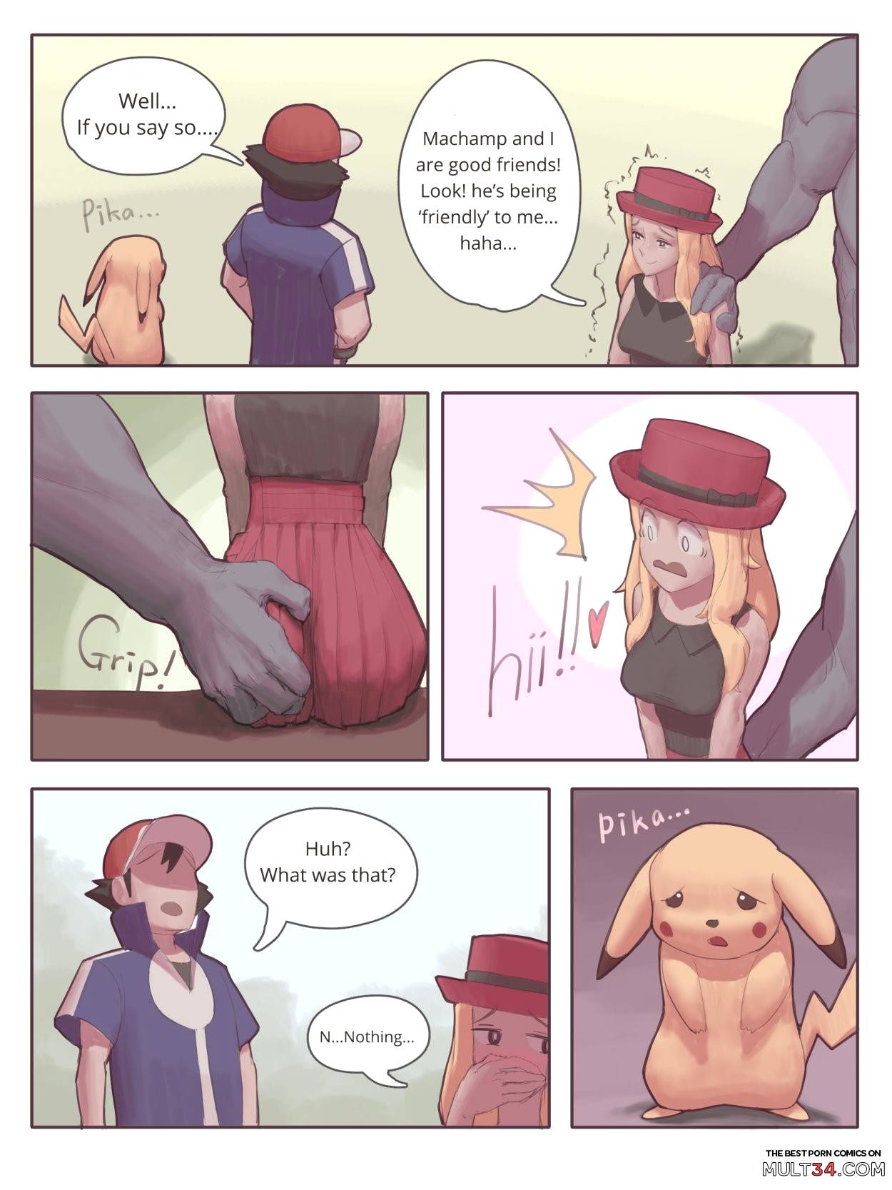 Machamp Used Knock Up! Ch. 3 - Serena page 9