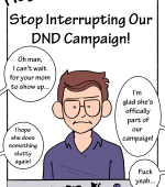 Mom! Stop Interrupting Our DnD Campaign! page 1