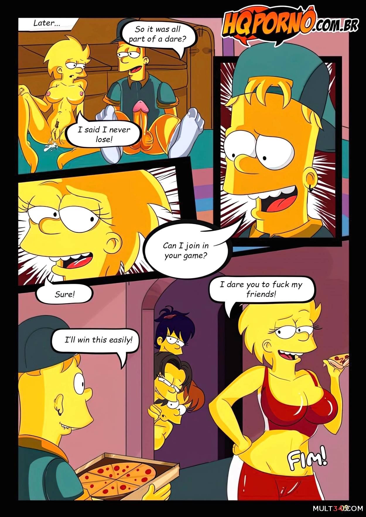OS Simpsons 2 - The Pizza Dare page 10