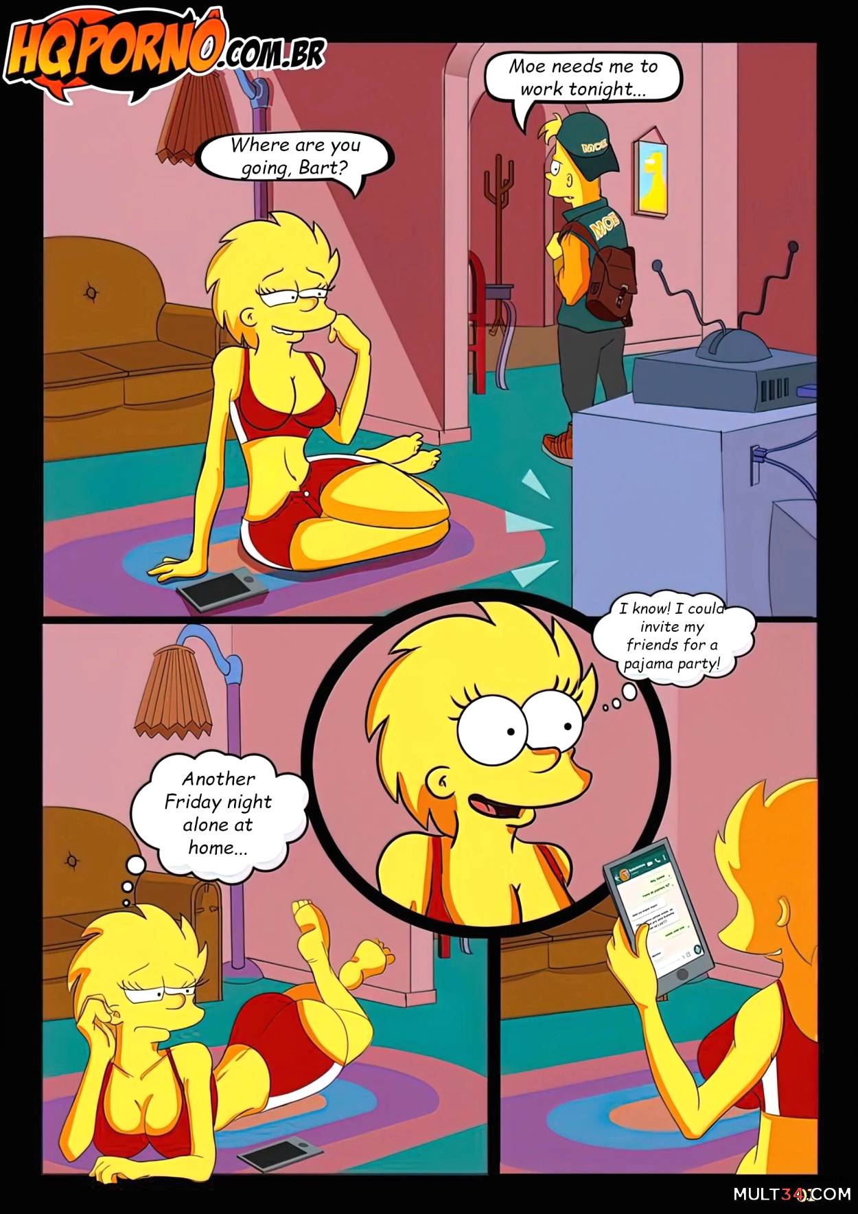 OS Simpsons 2 - The Pizza Dare page 2