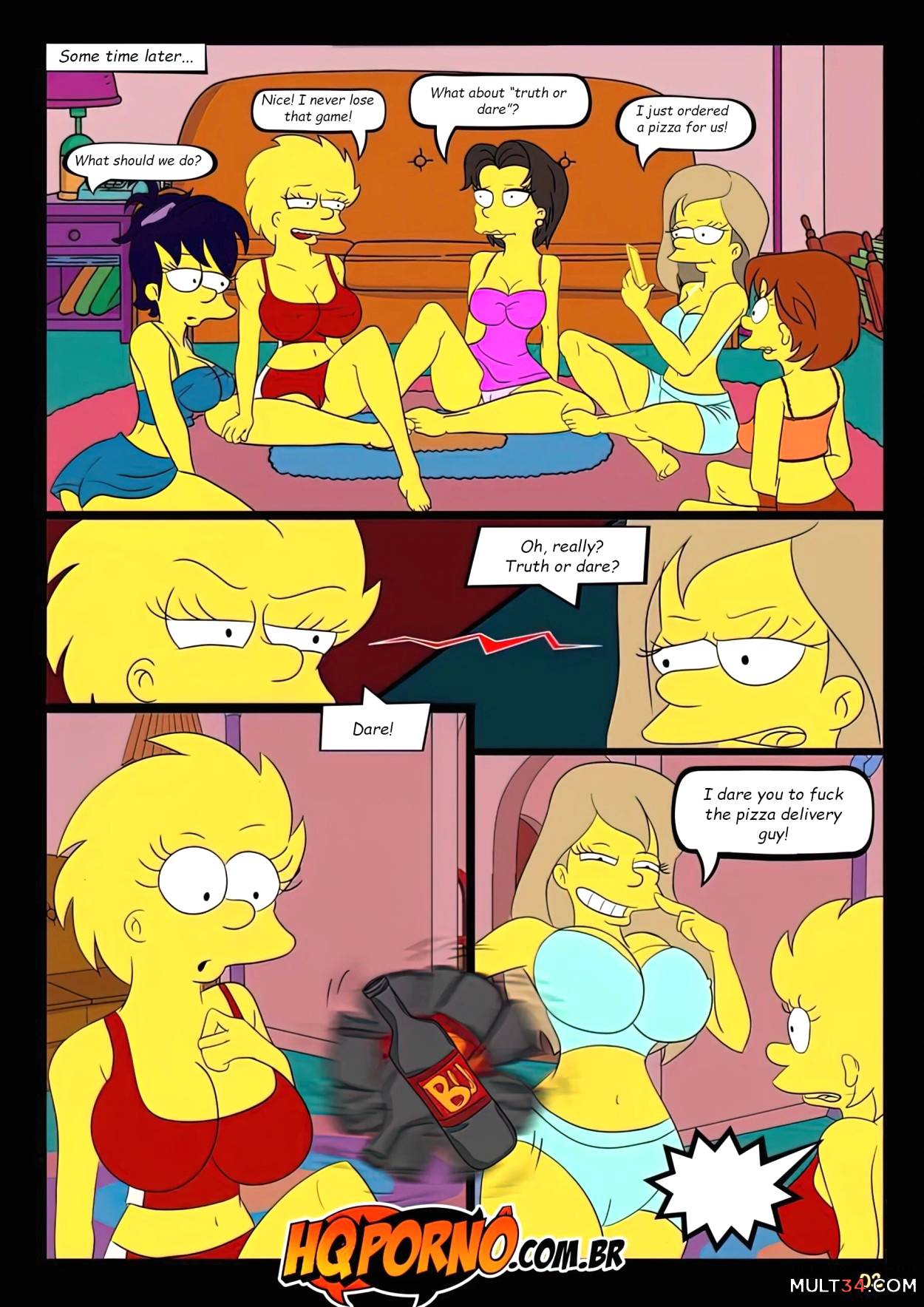 OS Simpsons 2 - The Pizza Dare page 3