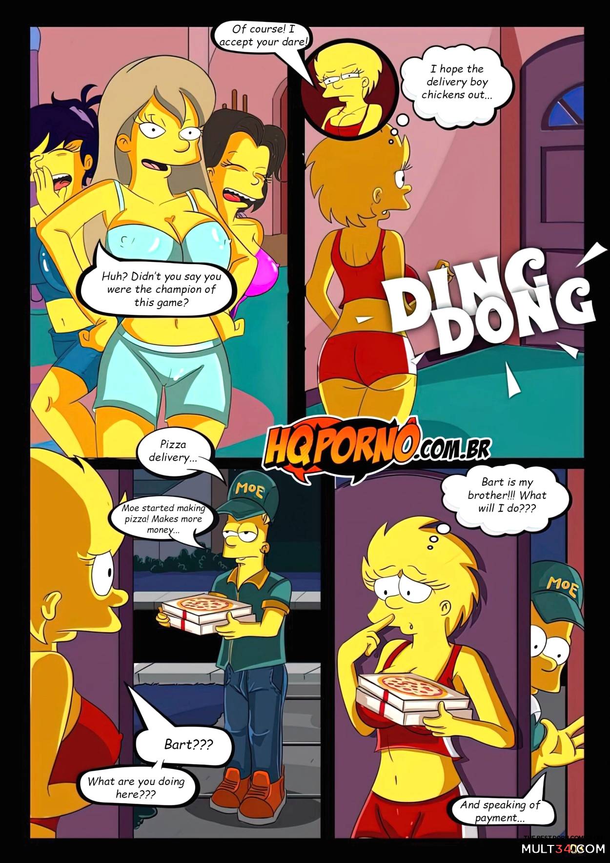 OS Simpsons 2 - The Pizza Dare page 4