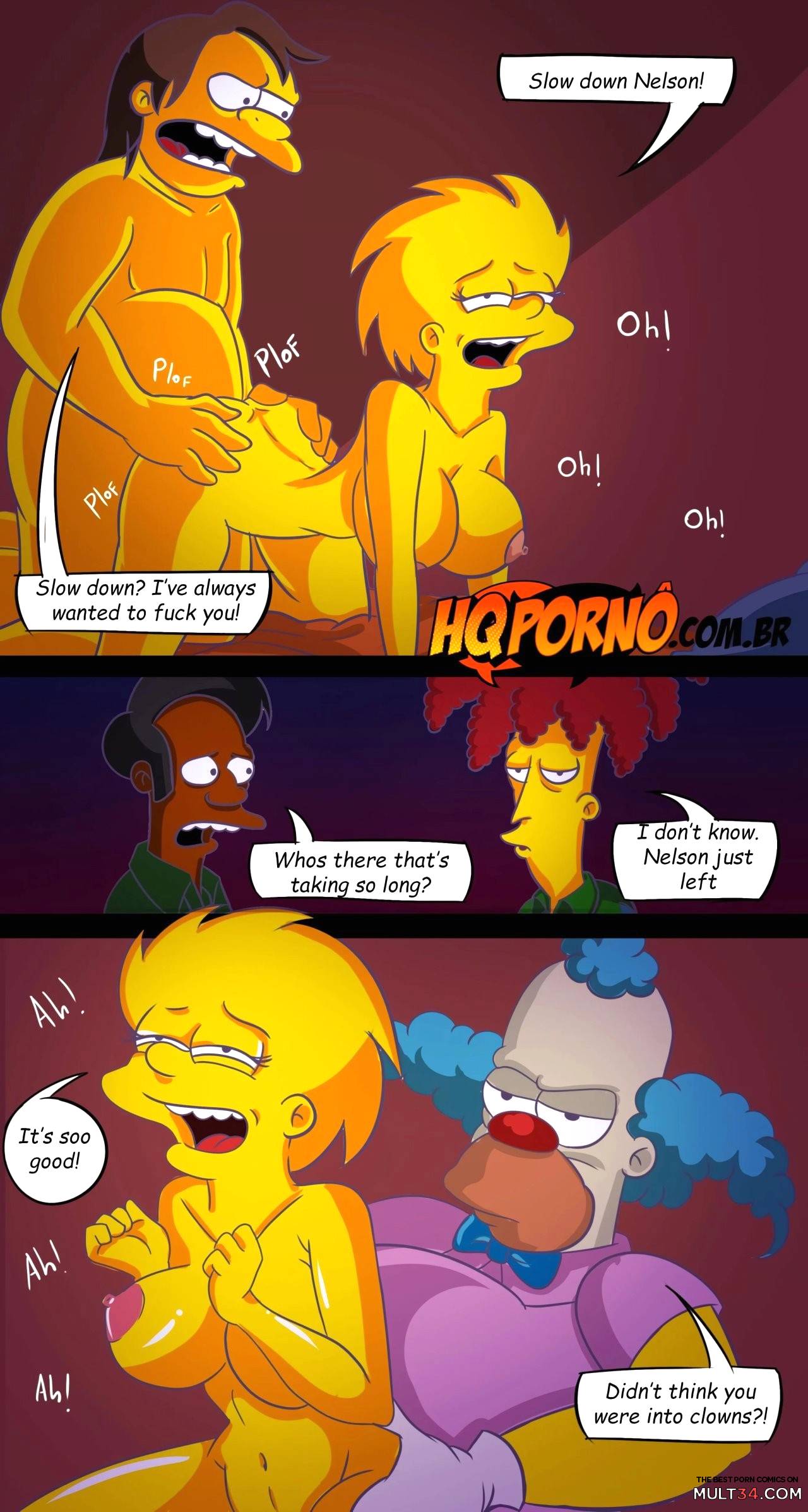 OS Simpsons 3- Lisa The Slut page 6