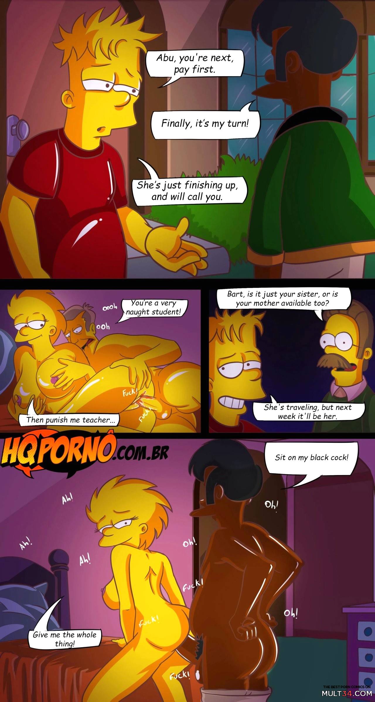 OS Simpsons 3- Lisa The Slut page 7