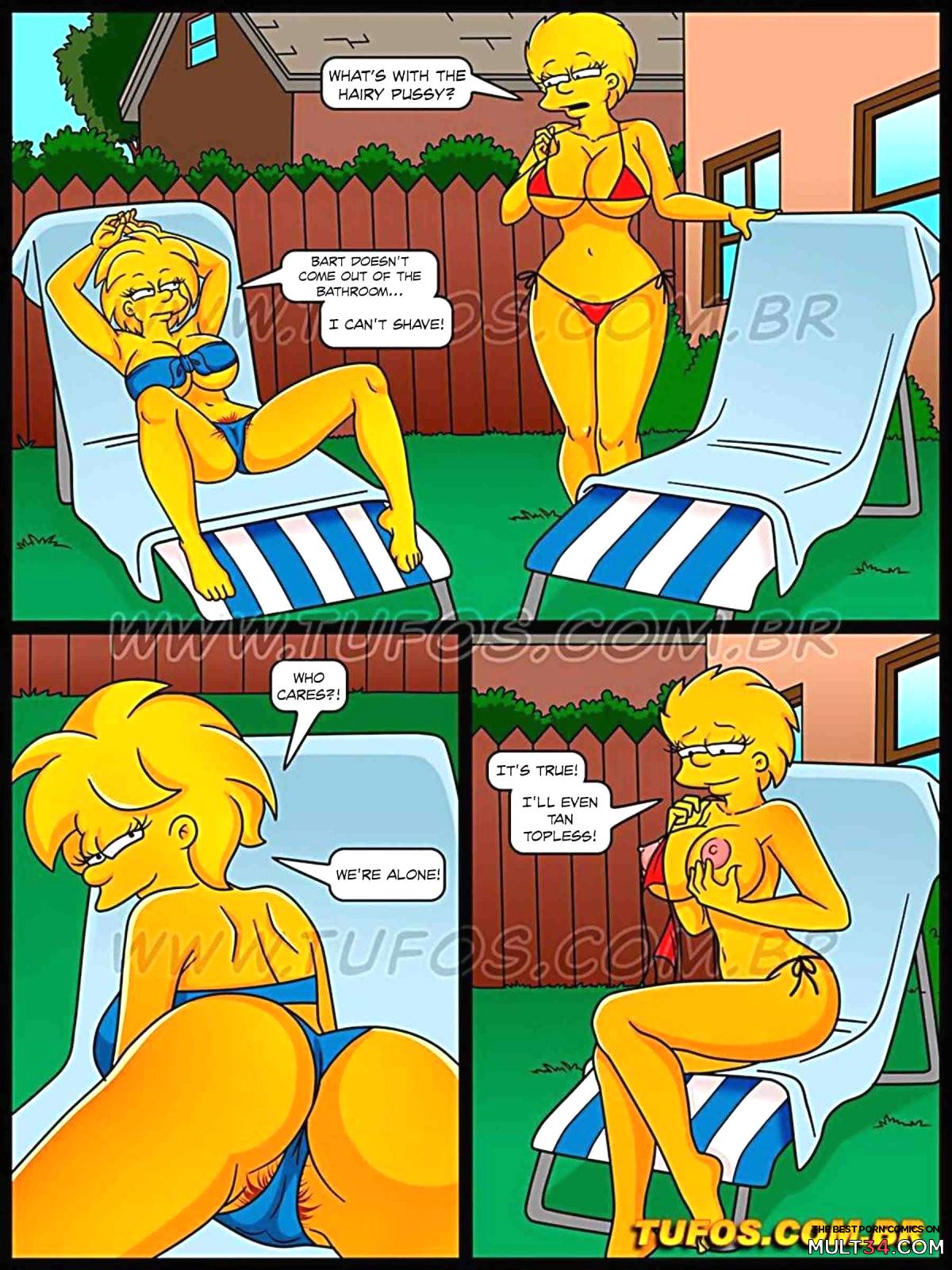 Os Simptoons 37 – Smooth Or Hairy Pussy? page 4
