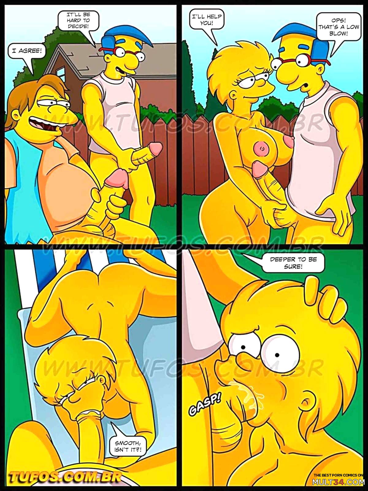 Os Simptoons 37 – Smooth Or Hairy Pussy? page 9