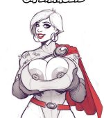 Power girl on Darkseid page 1