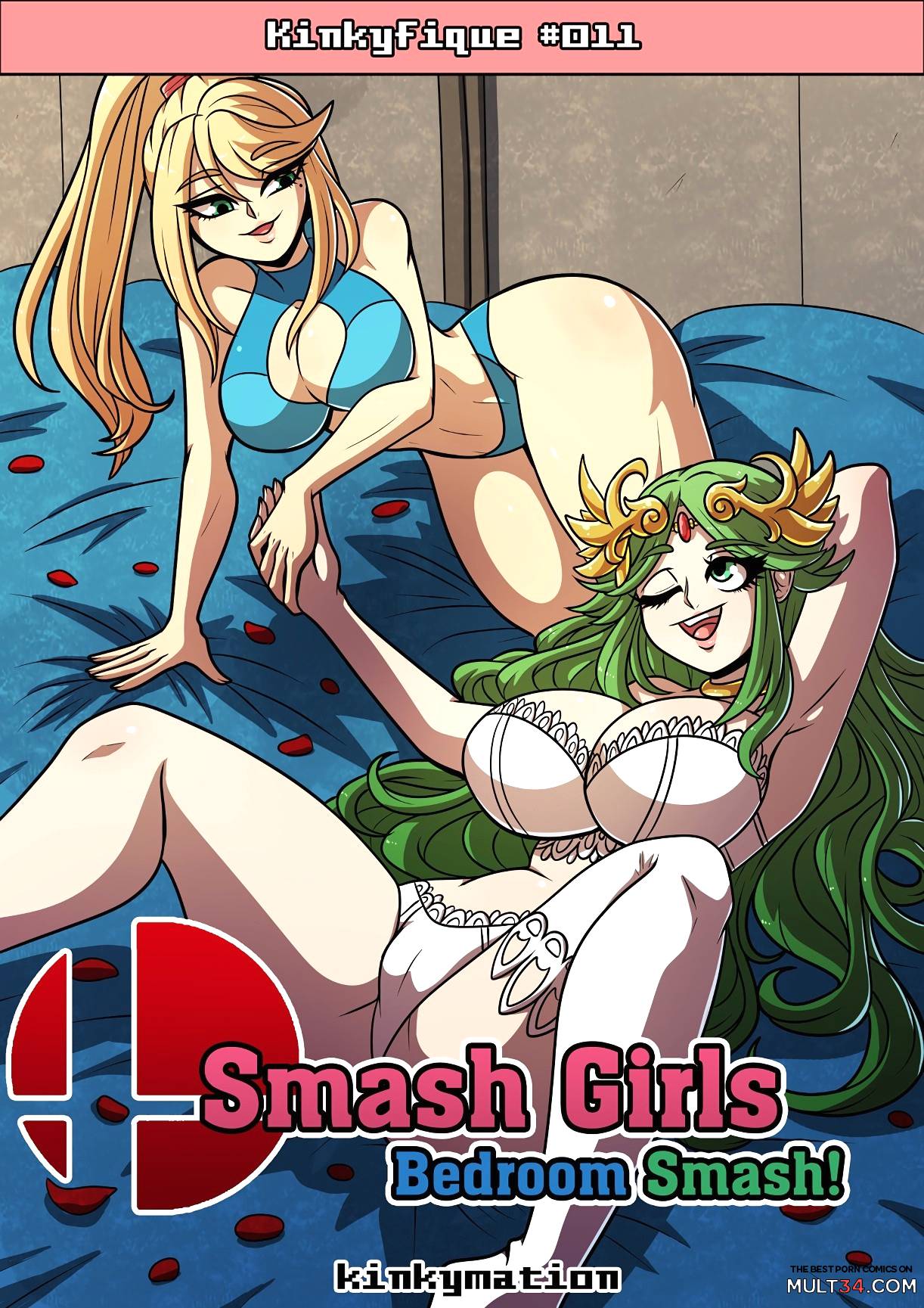 Smash Girls: Samus and Palutena's Bedroom Smash! page 1
