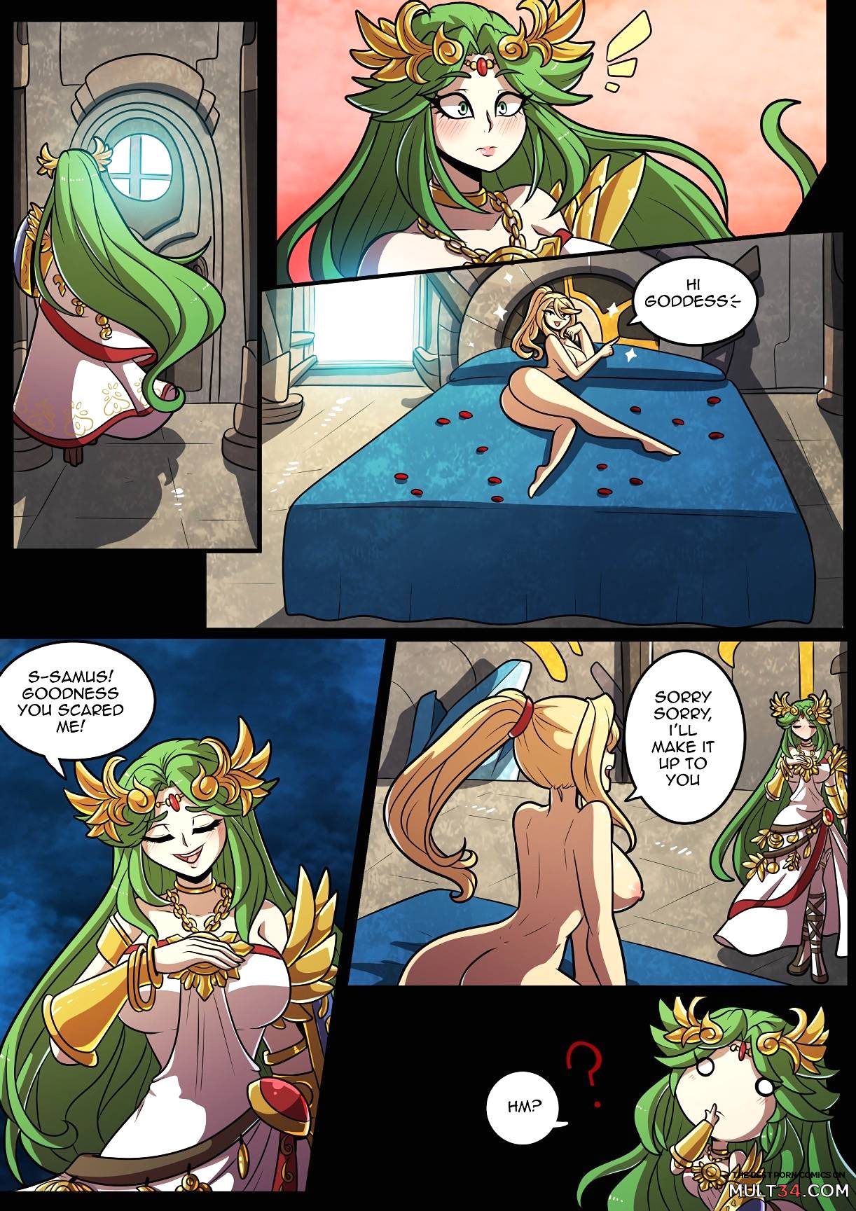 Smash Girls: Samus and Palutena's Bedroom Smash! page 2