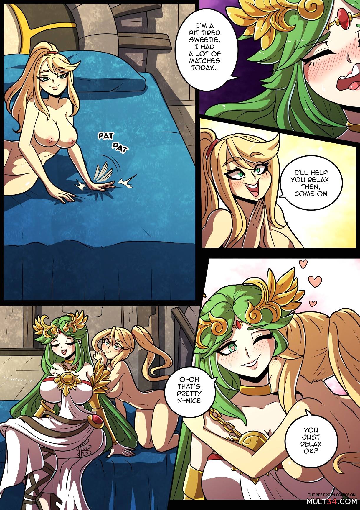 Smash Girls: Samus and Palutena's Bedroom Smash! page 3