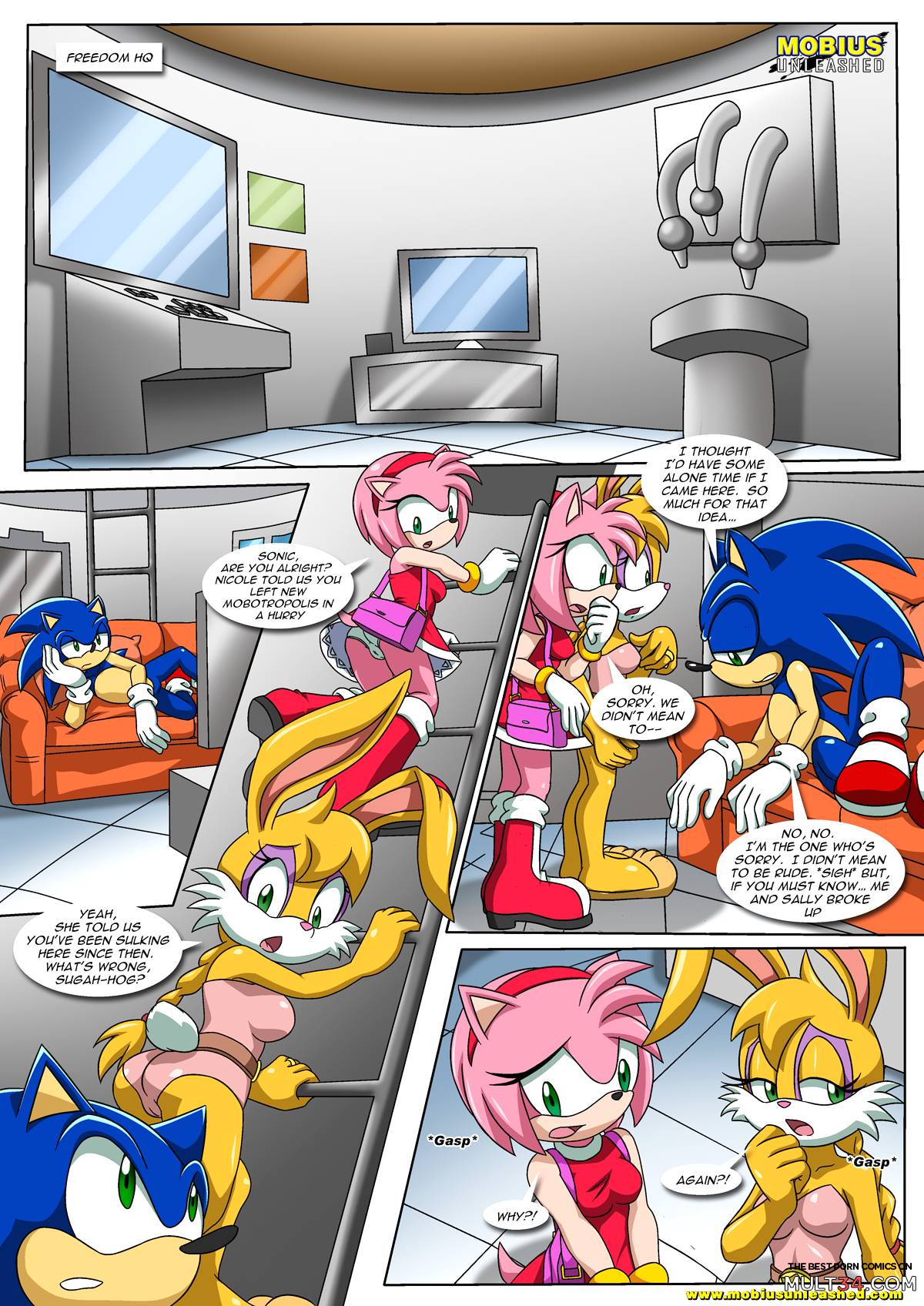 Sonic and Sally Break Up page 3