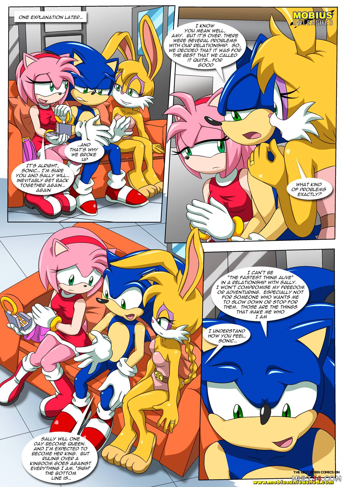Sonic and Sally Break Up page 4