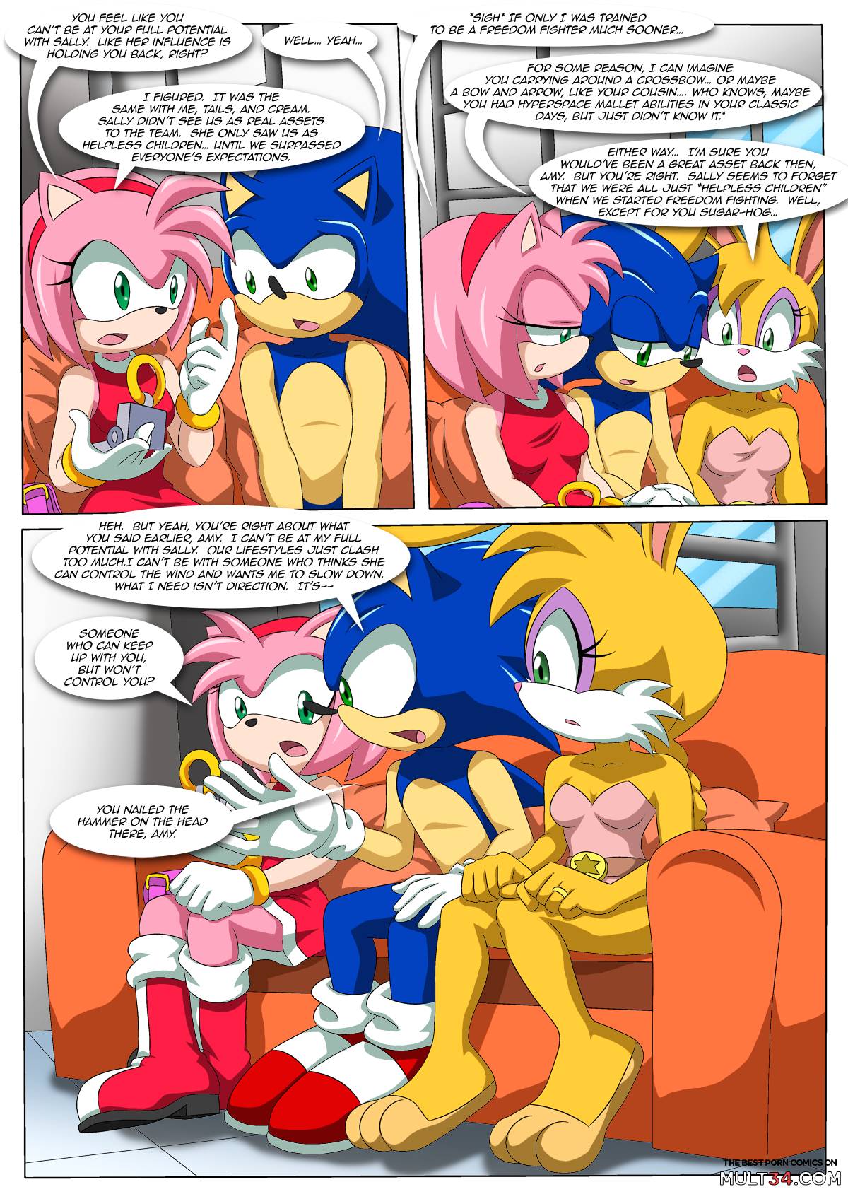 Sonic and Sally Break Up page 5