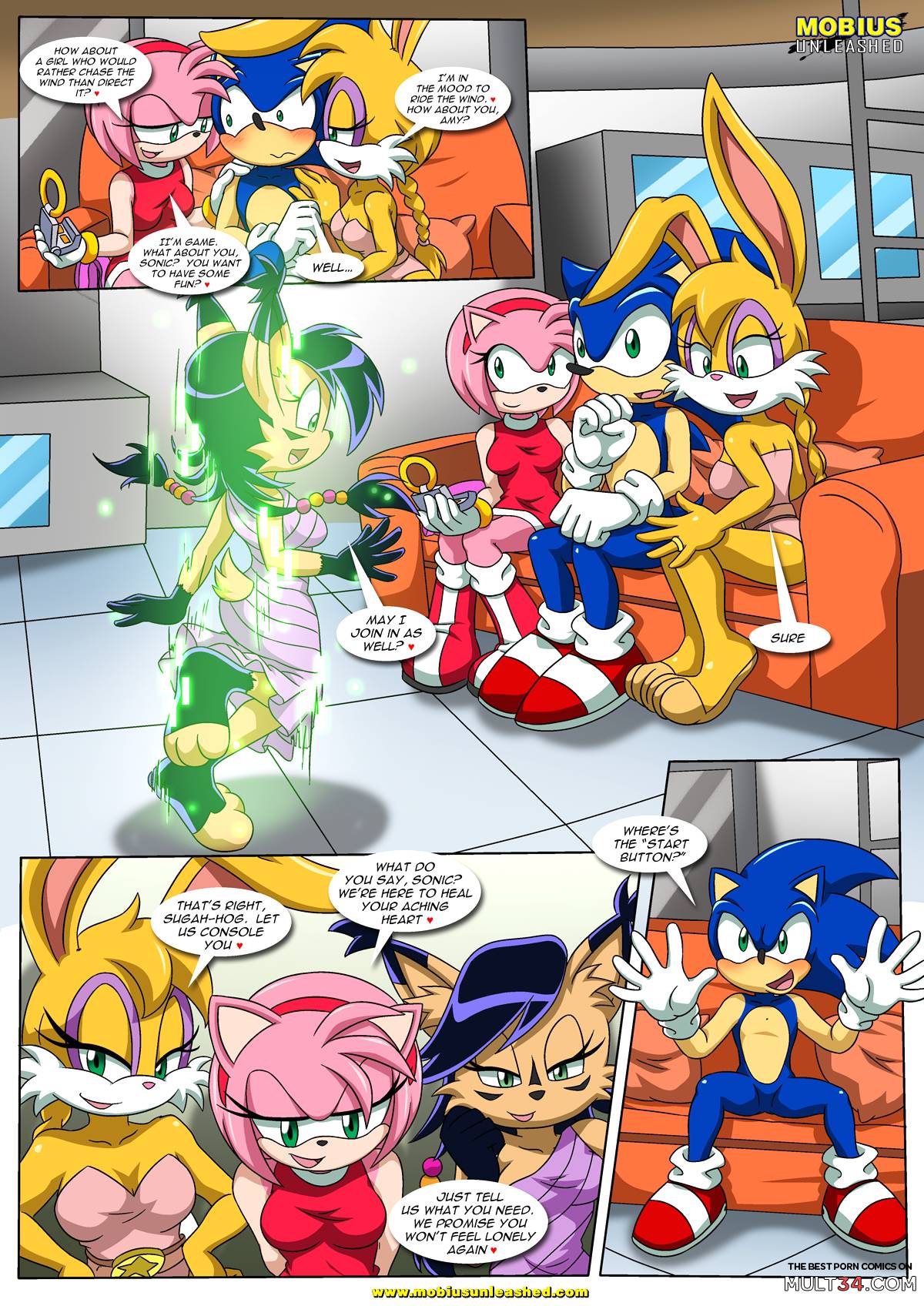 Sonic and Sally Break Up page 6