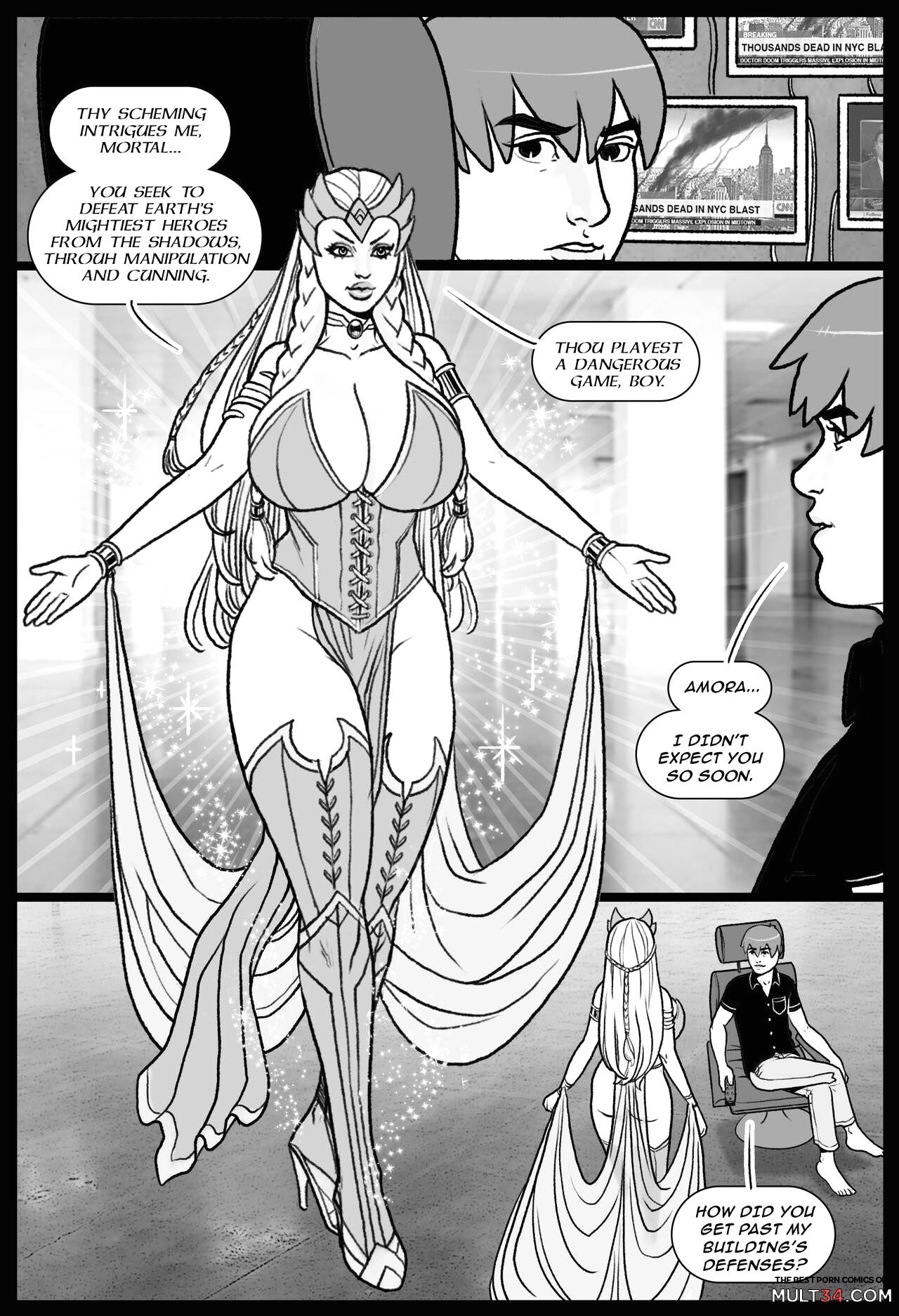 Enchantress Amora Marvel Porn Comics - Submission Agenda: Enchantress porn comic - the best cartoon porn comics,  Rule 34 | MULT34