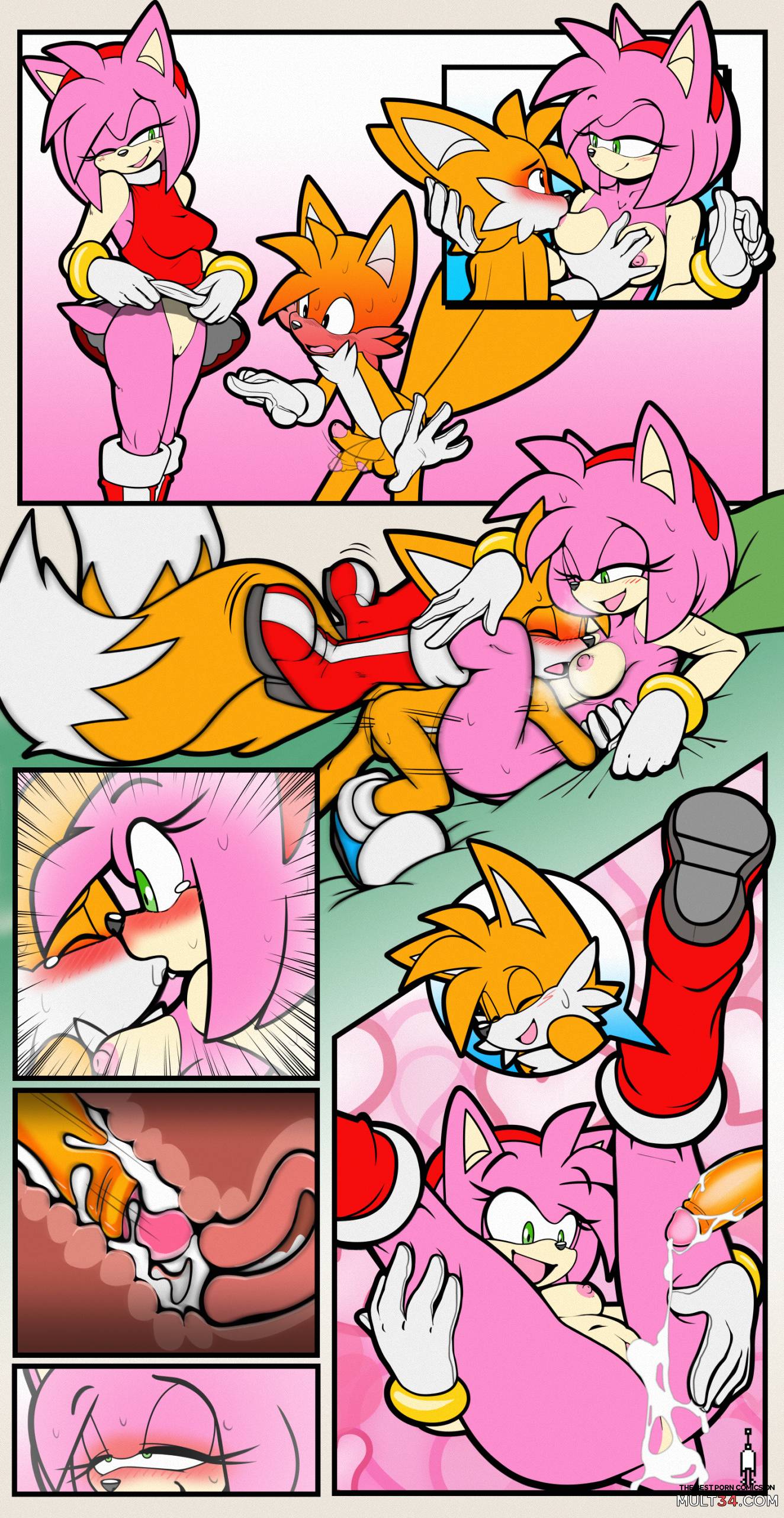 Amy rose tails comic porn