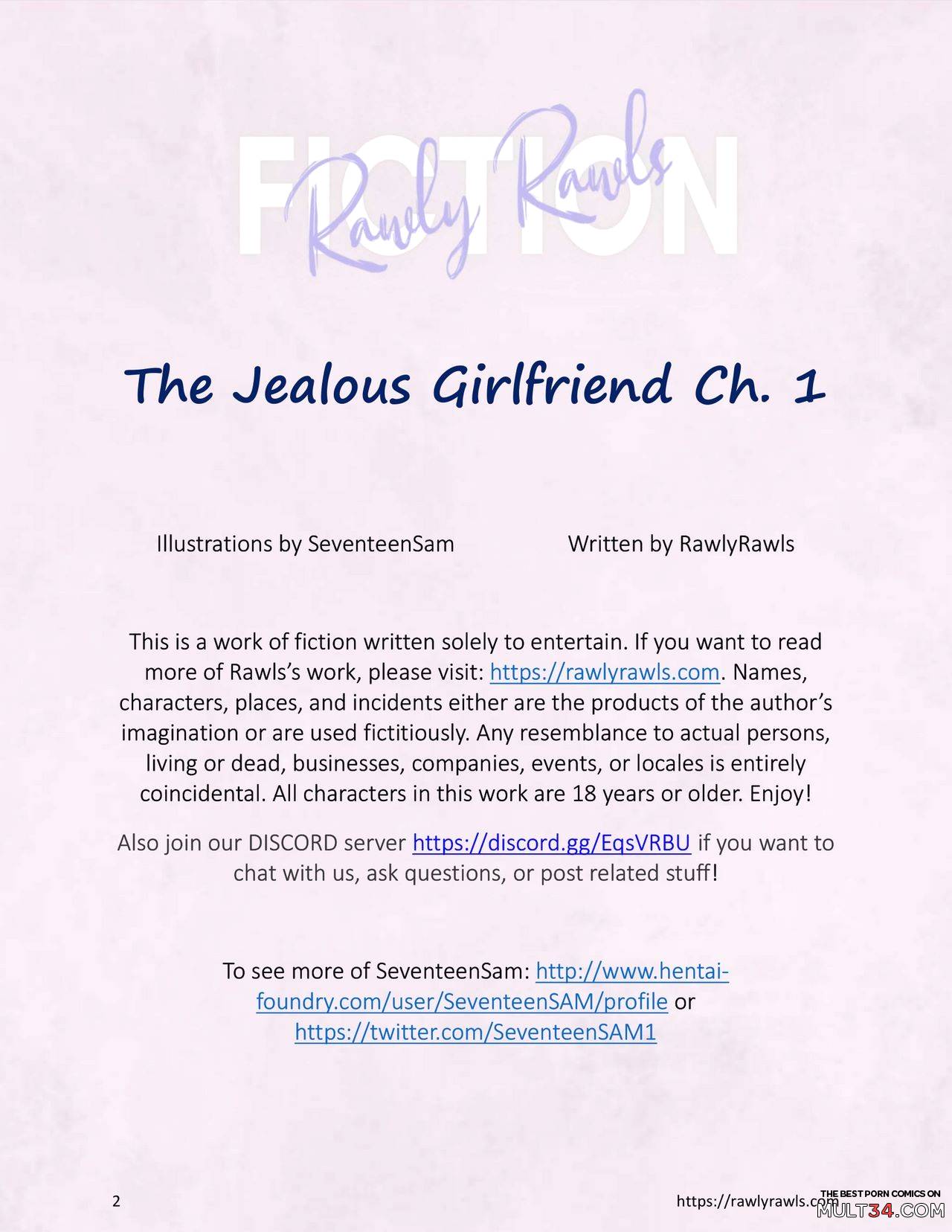 The Jealous Girlfriend Chapter 1: Rawly Rawls Fiction page 2