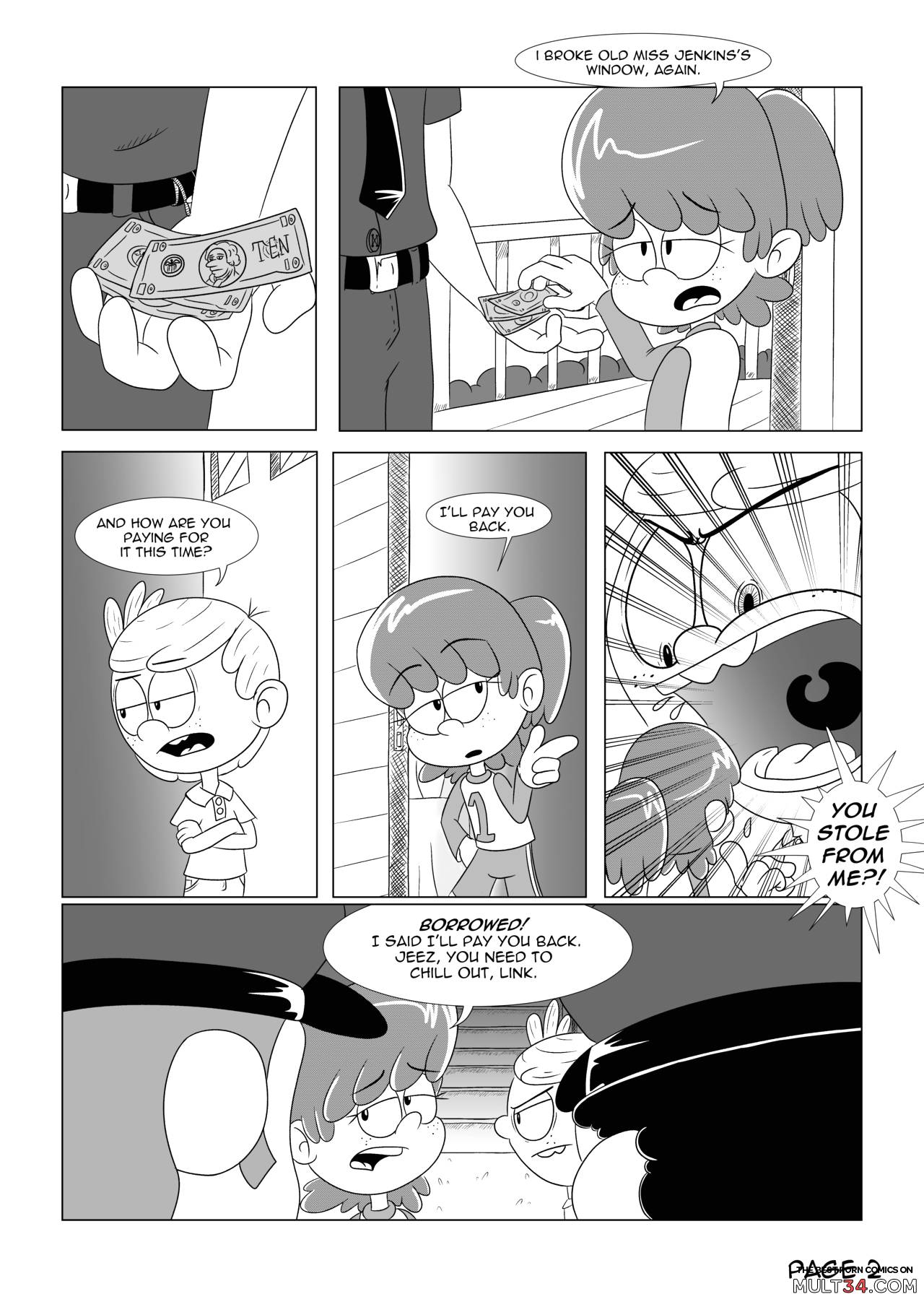 The loud house comic, chapter 3 page 3