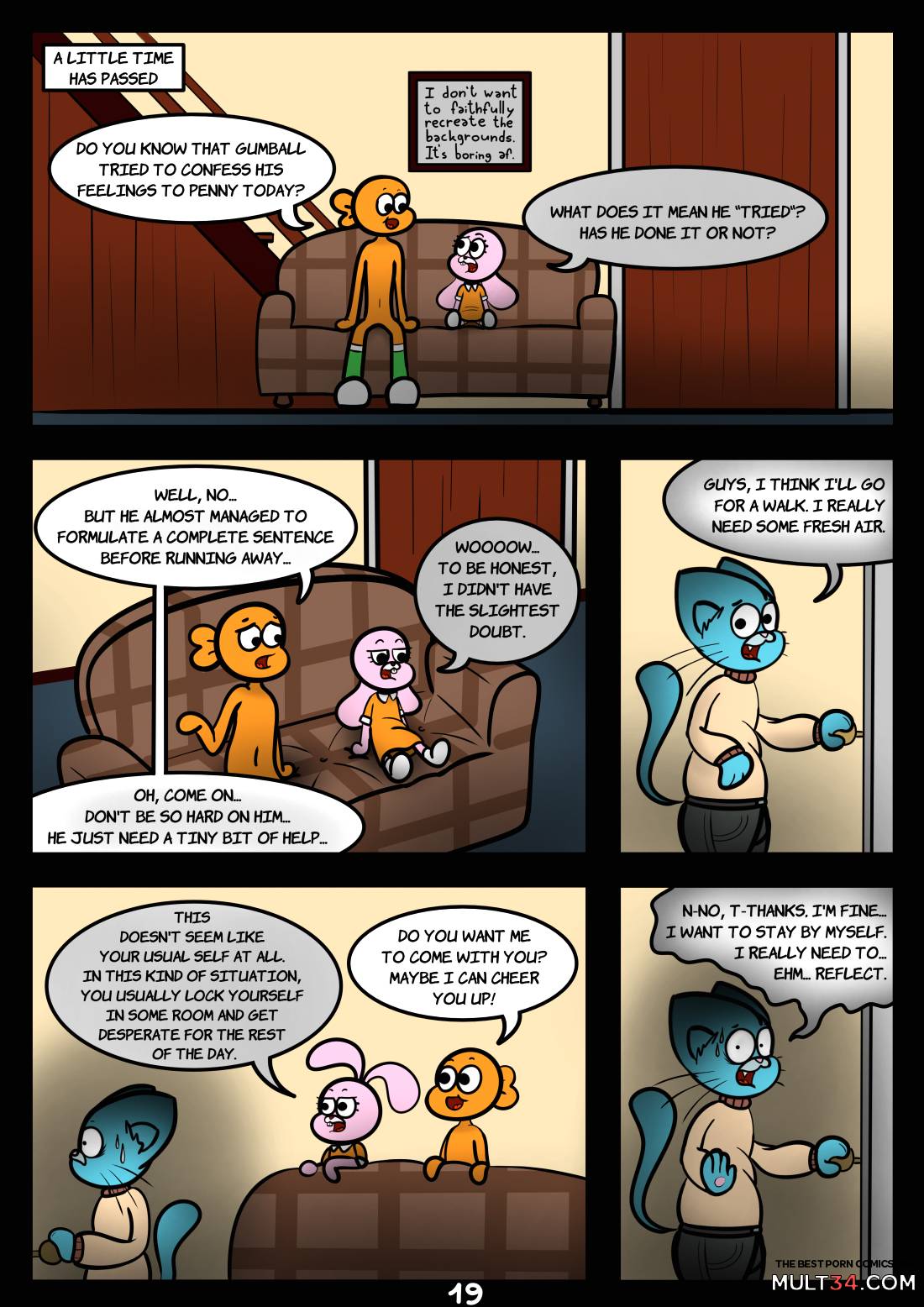 The Tainted World Of Gumball 1 page 21