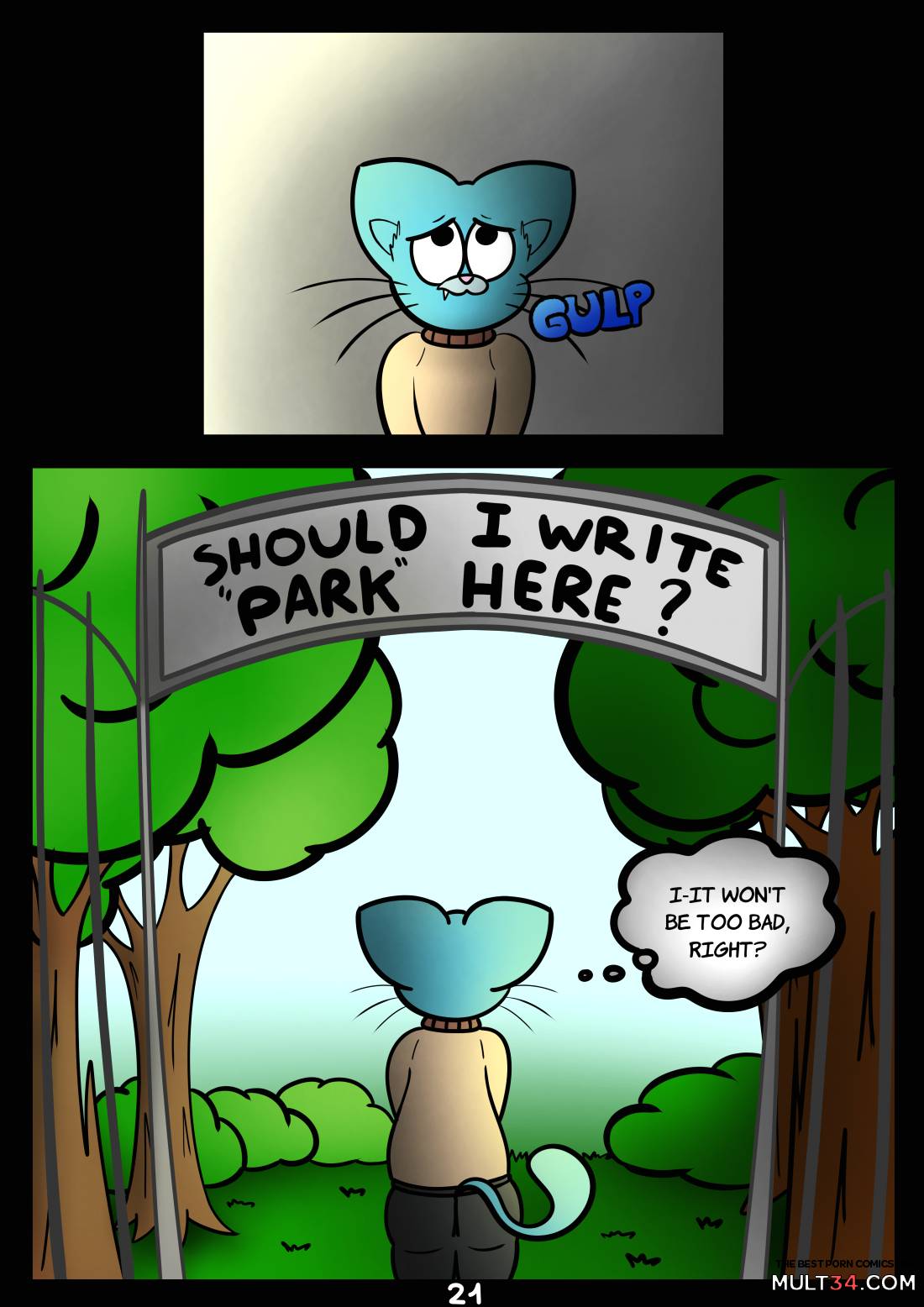 The Tainted World Of Gumball 1 page 22