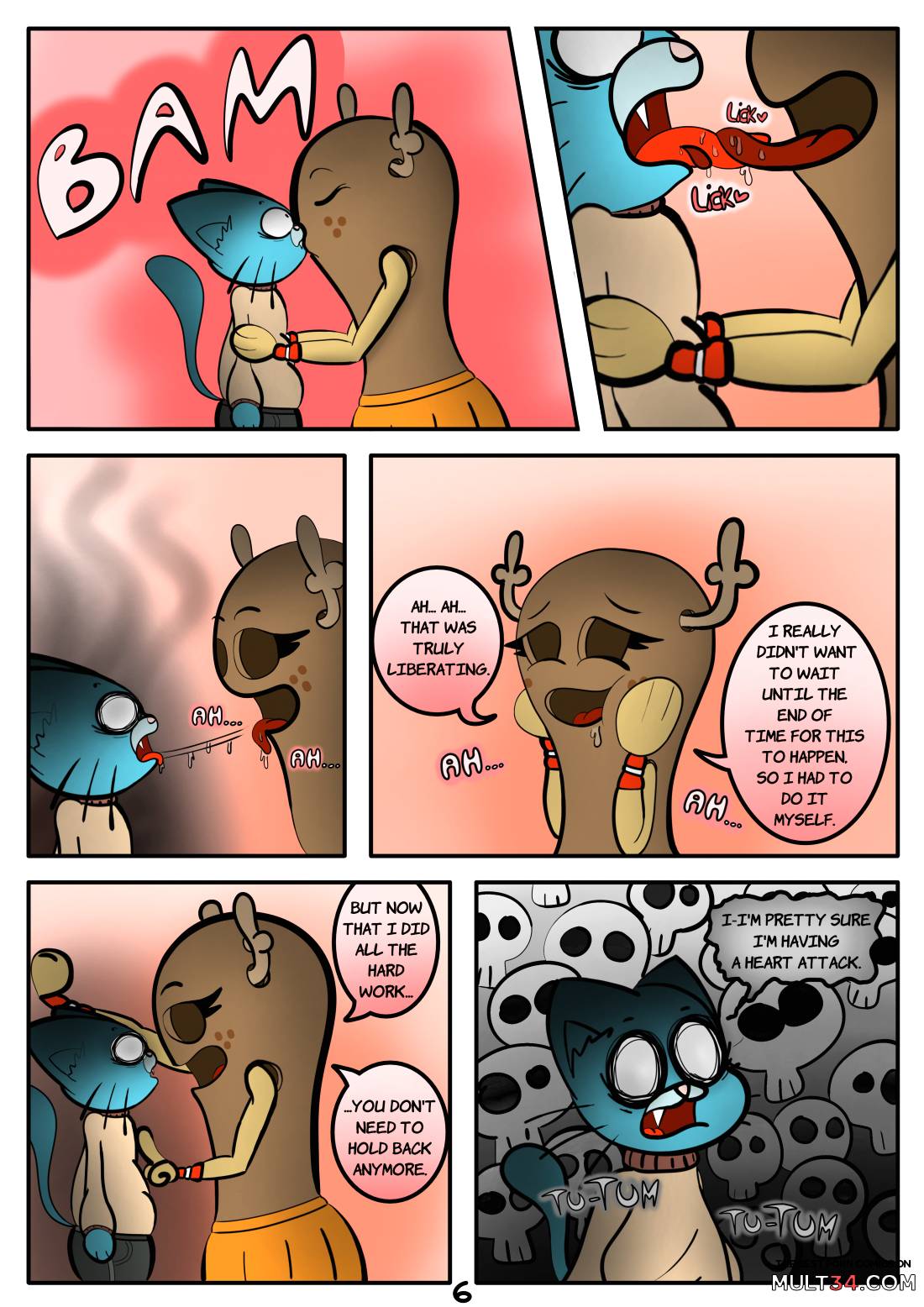 1100px x 1556px - The Tainted World Of Gumball 1 porn comic - the best cartoon porn comics,  Rule 34 | MULT34