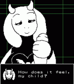 Toriel Makes The Human Feel Good page 1