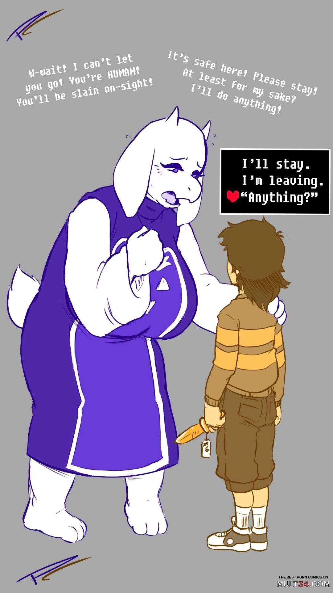 Toriel’s Offer (Mother’s Day Update) page 1