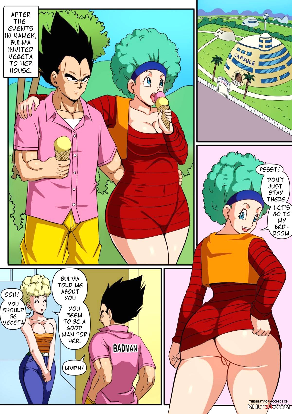 Bulma and vegeta porn comics