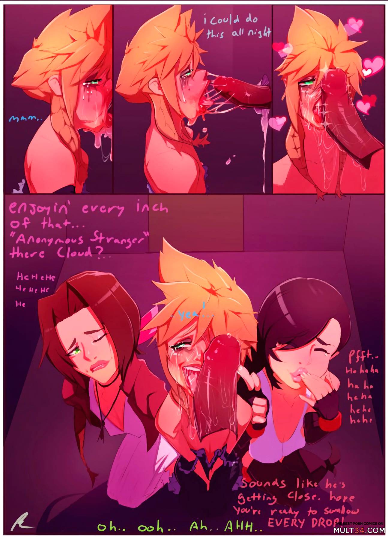 Cloud at the glory hole page 2