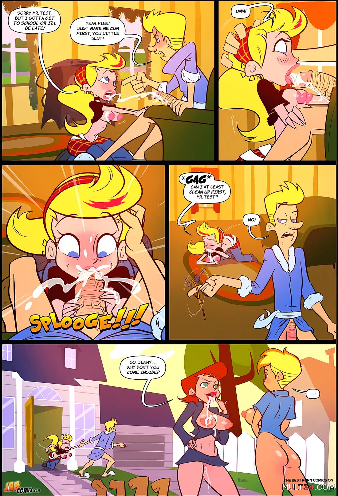 Johnny test as a girl comic porn