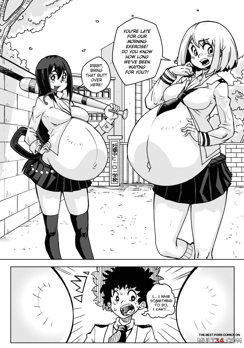 Pregnant Hero Academia page 12