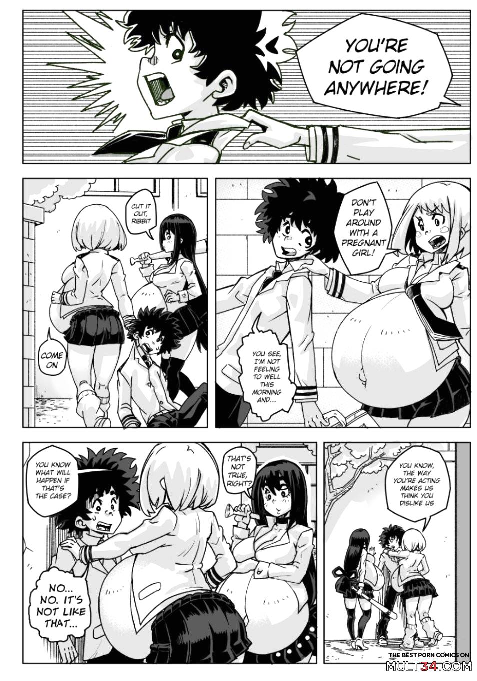 Pregnant Hero Academia page 13