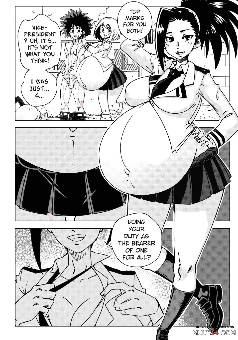 Pregnant Hero Academia page 24