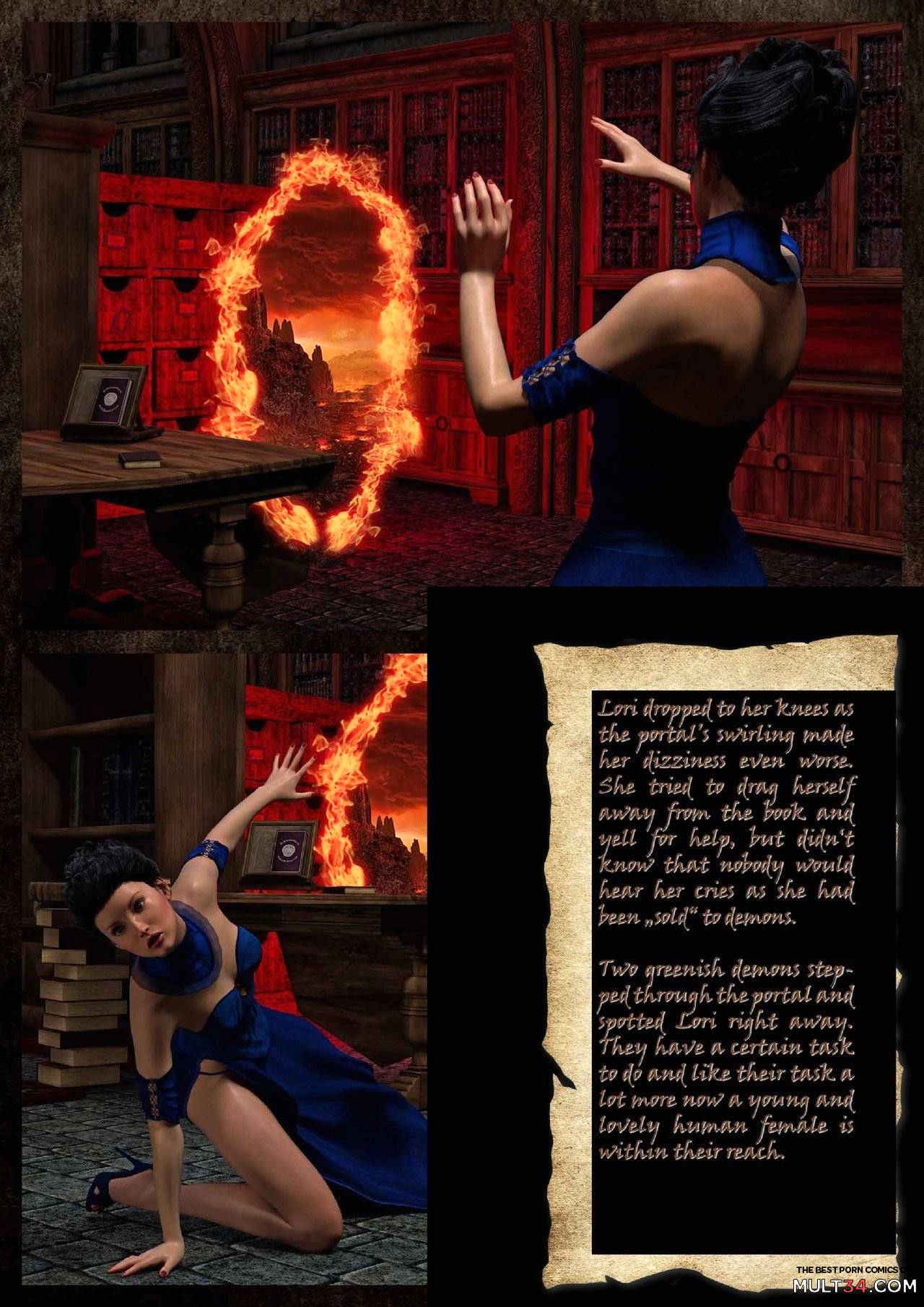 Sorceress Lori - Sold To Demons - Bad ending page 3