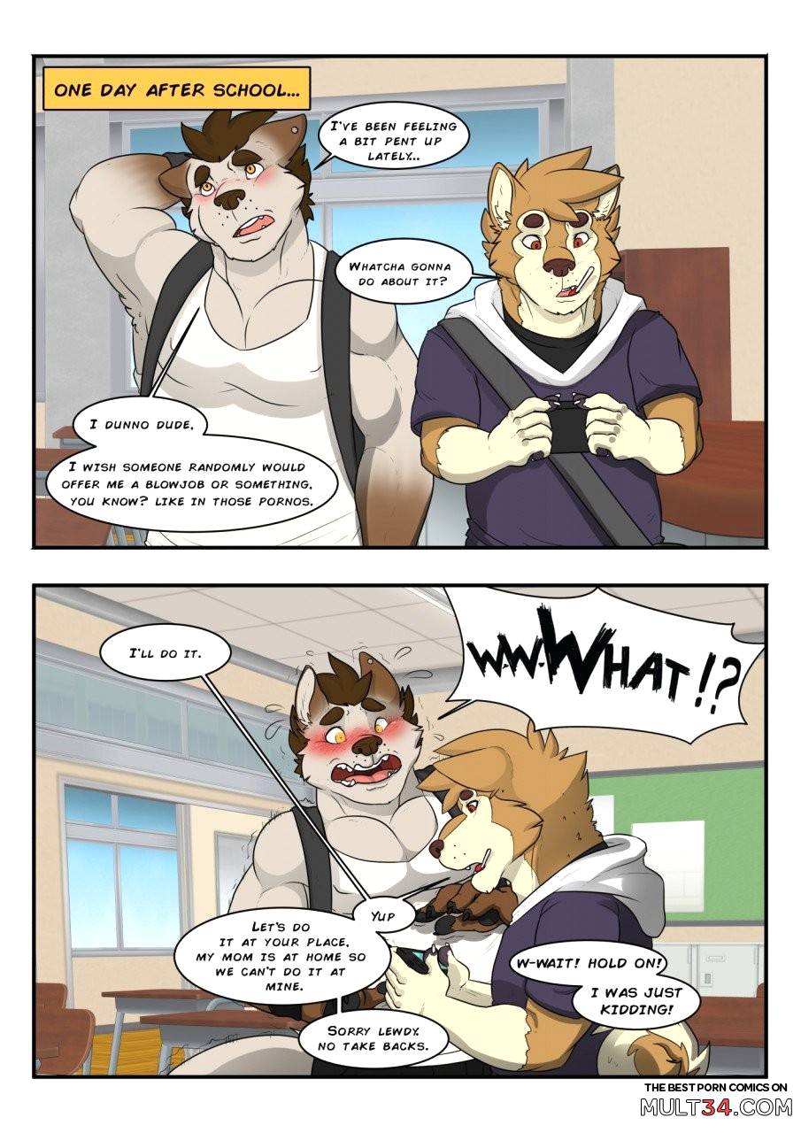 Furry gay porn comic colledge