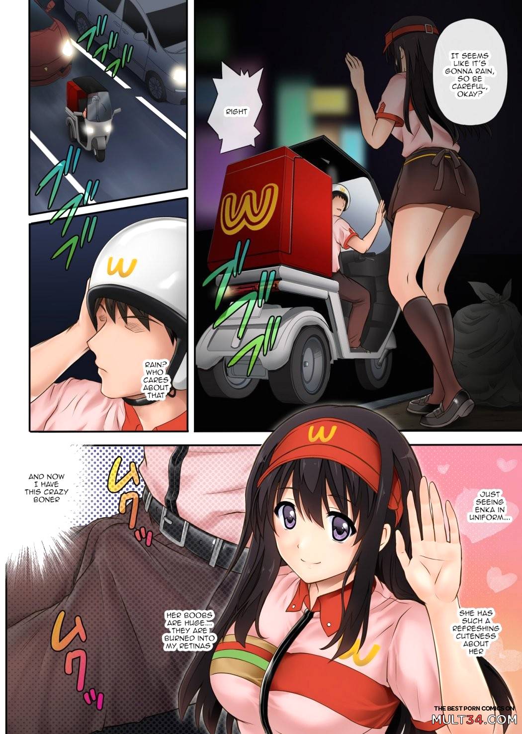 Kare to Watashi to Tenchou no Shinya Kinmu page 11