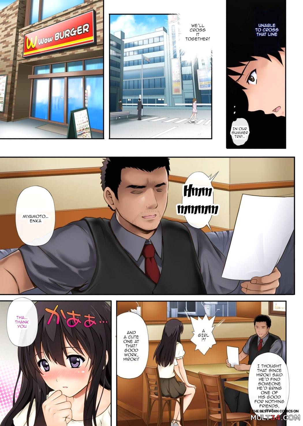 Kare to Watashi to Tenchou no Shinya Kinmu page 8