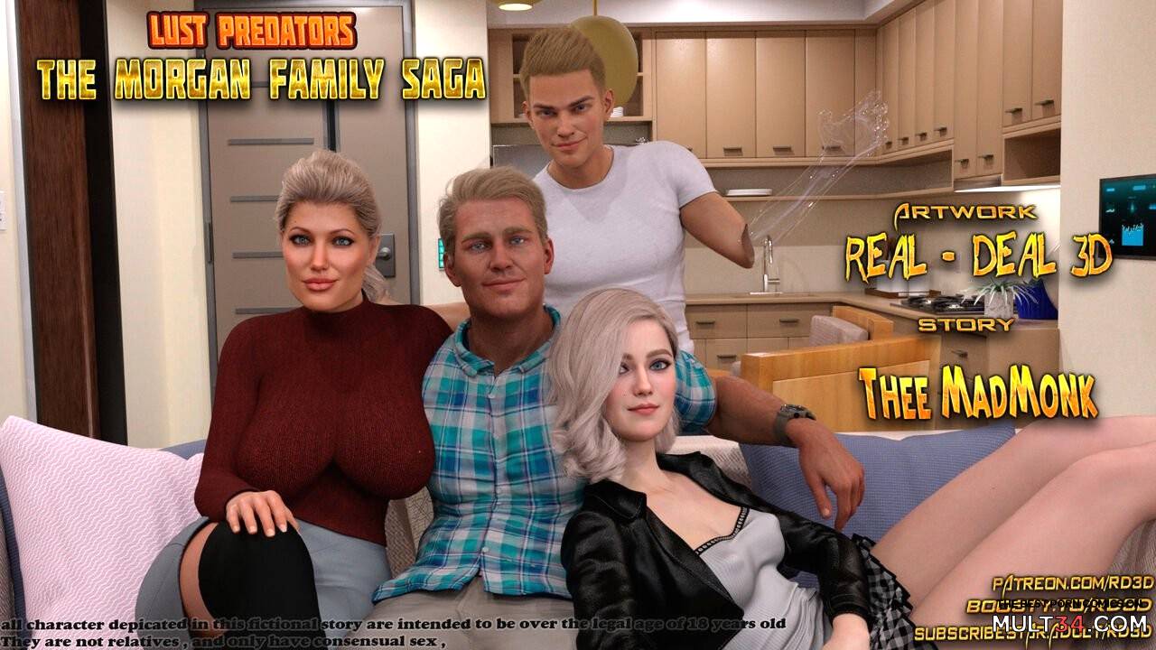 Porn comics 3d family