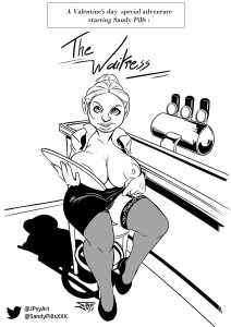 The Waitress - Valentine's day special page 1