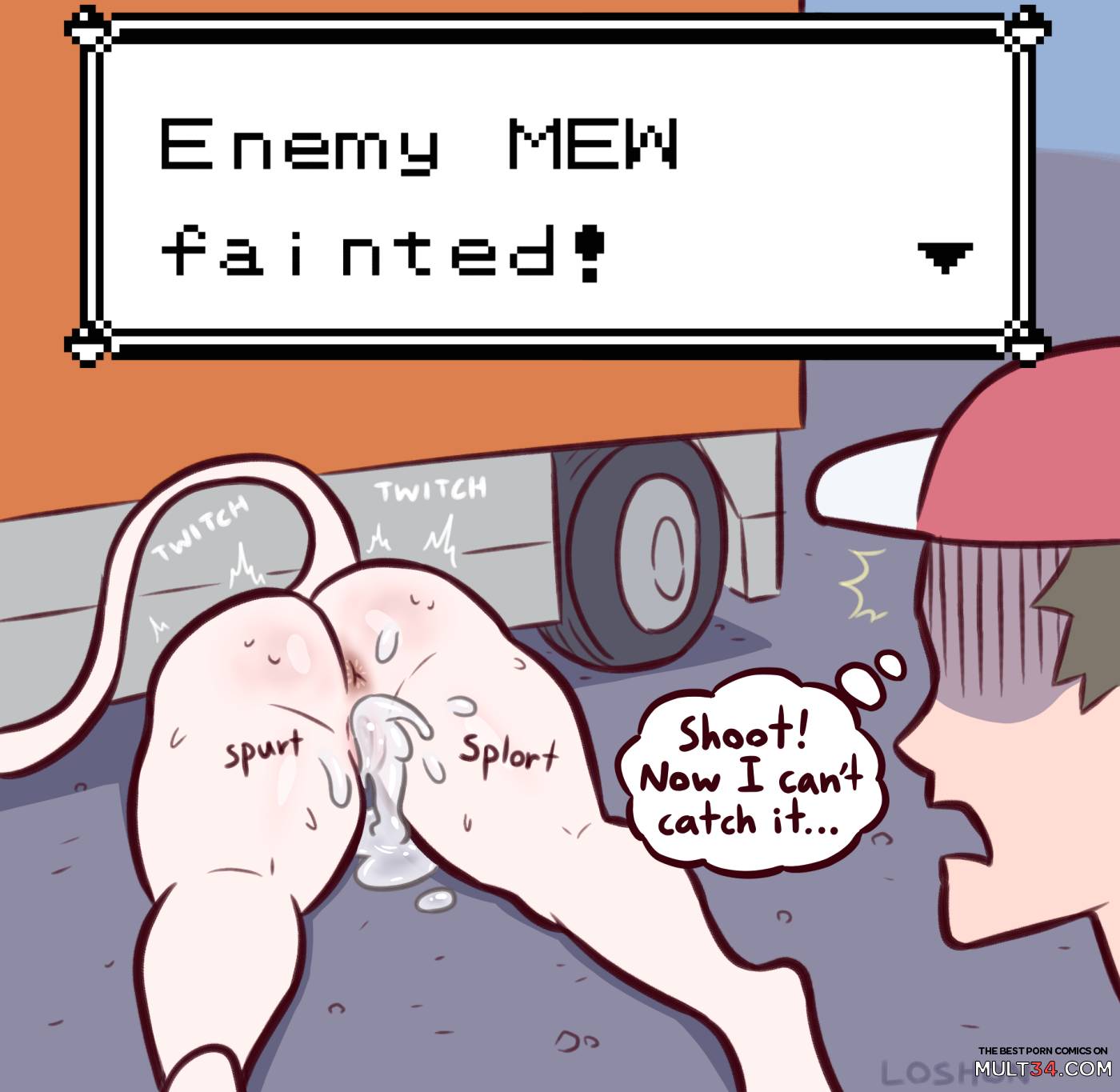 Mew Stuck Under the Truck page 4