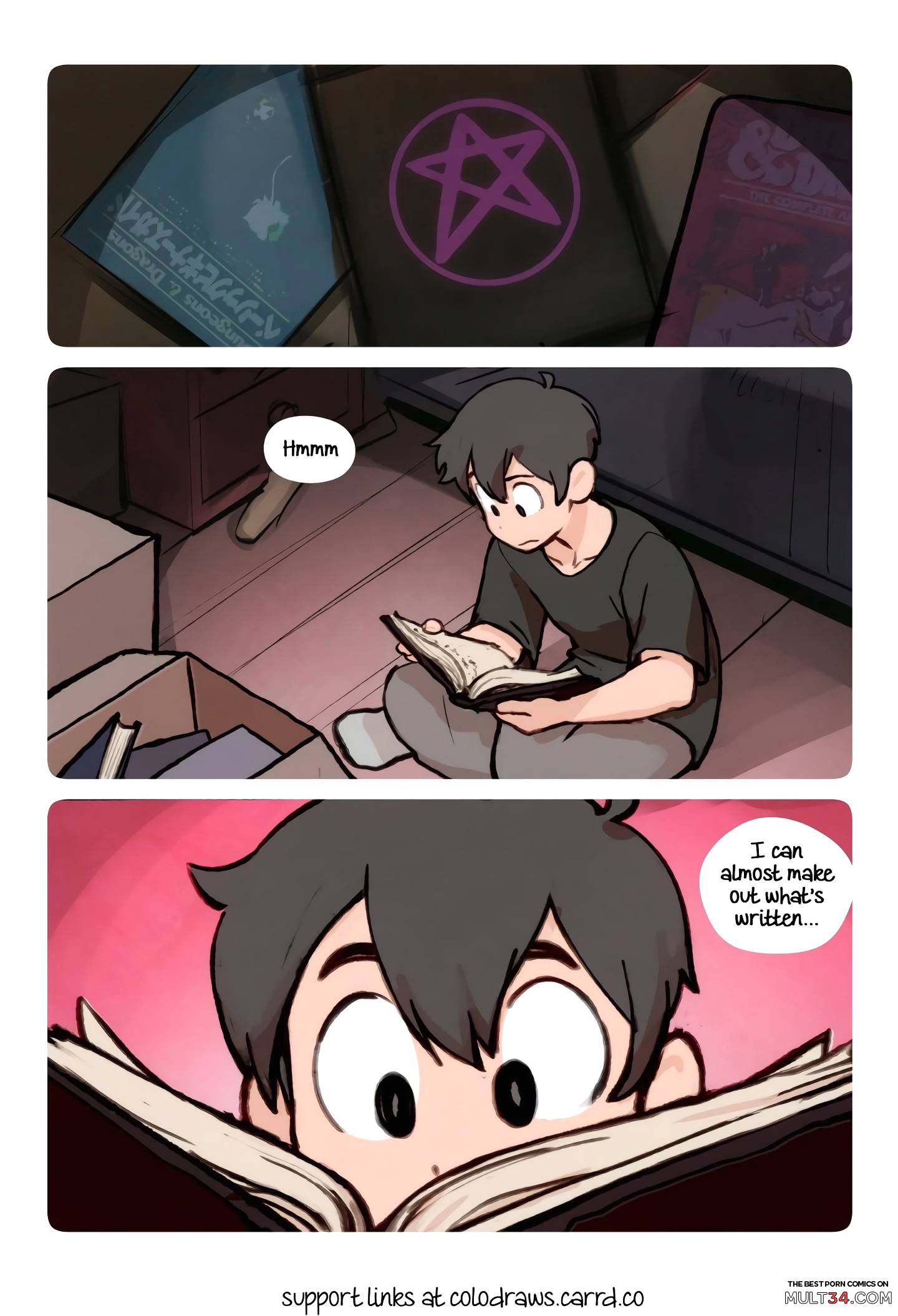 Porn web comic