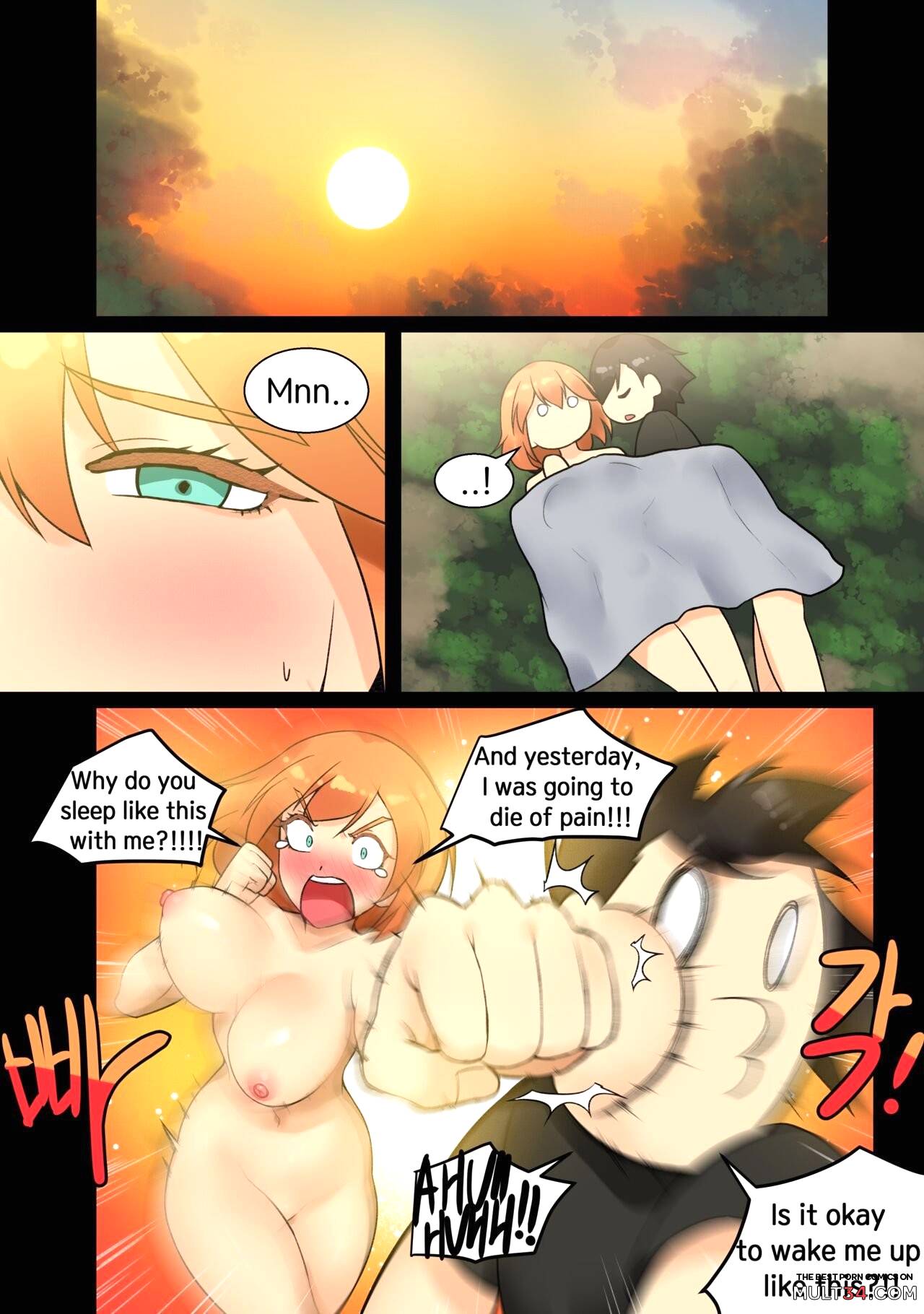 Ash x Misty (Trip with Pikachu) page 15