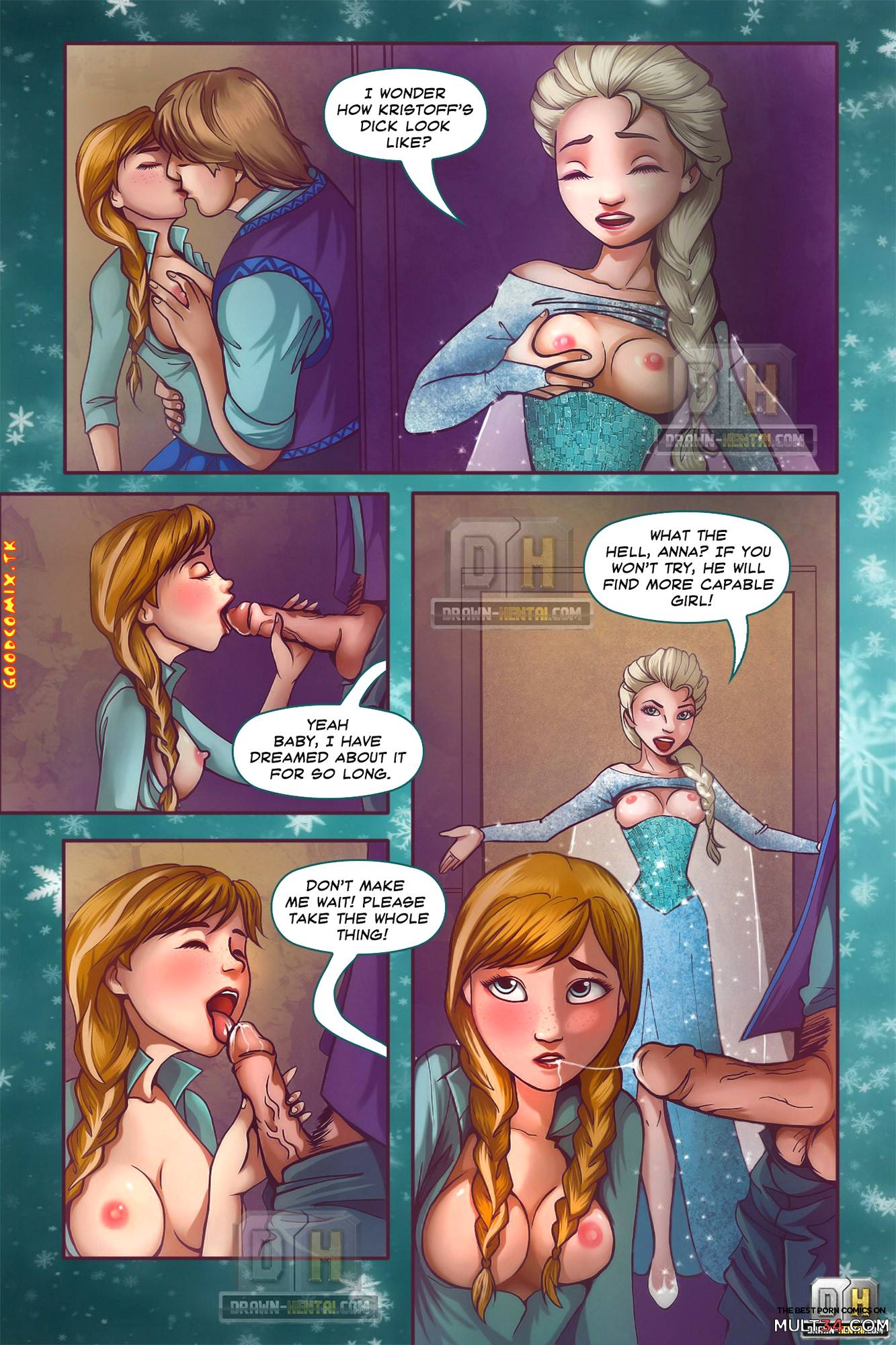 Cartoon Freezing Porn - Disney Frozen porn comic - the best cartoon porn comics, Rule 34 | MULT34