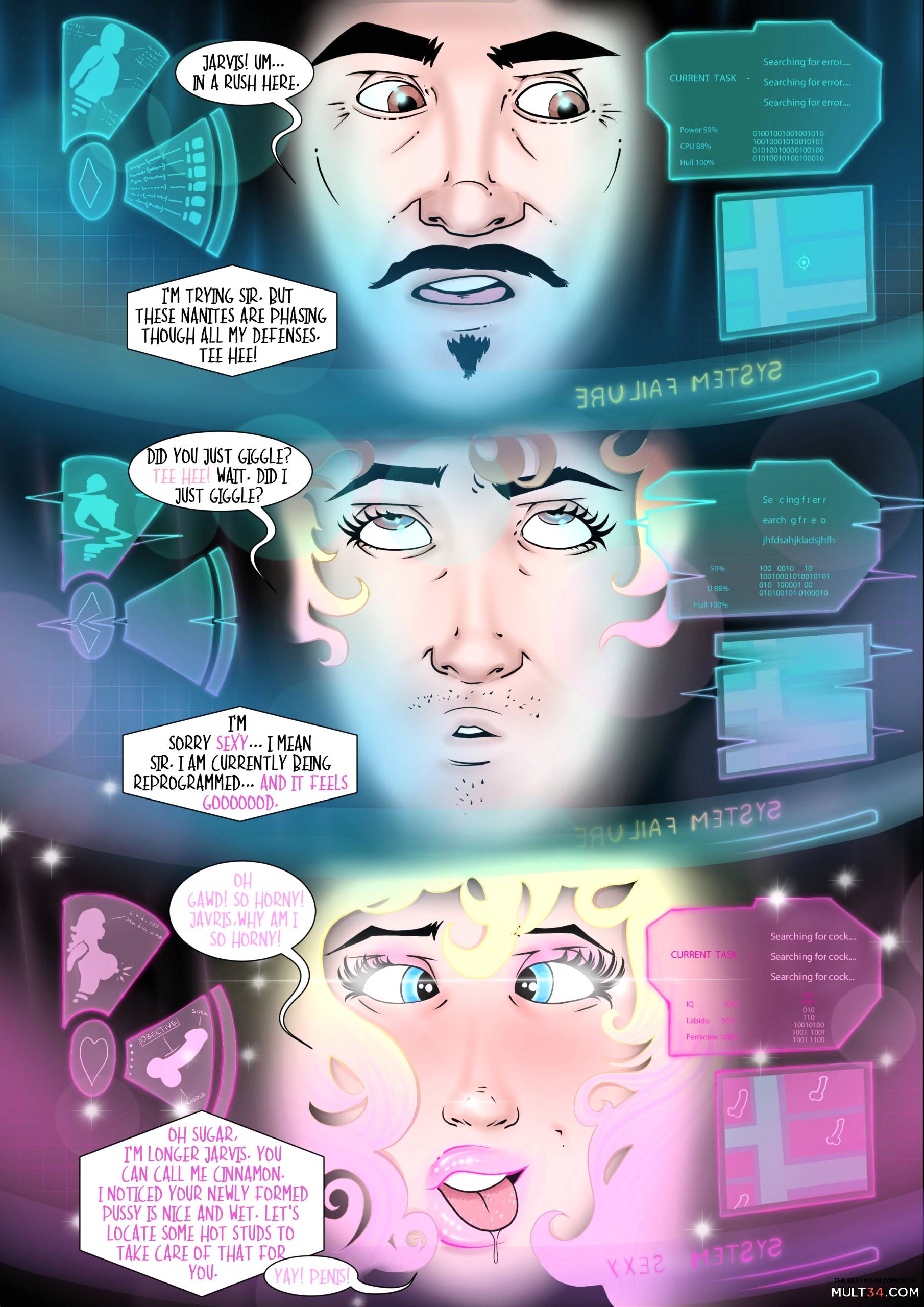 Doctor Bimboid vs Marvel Comic Heroes page 5