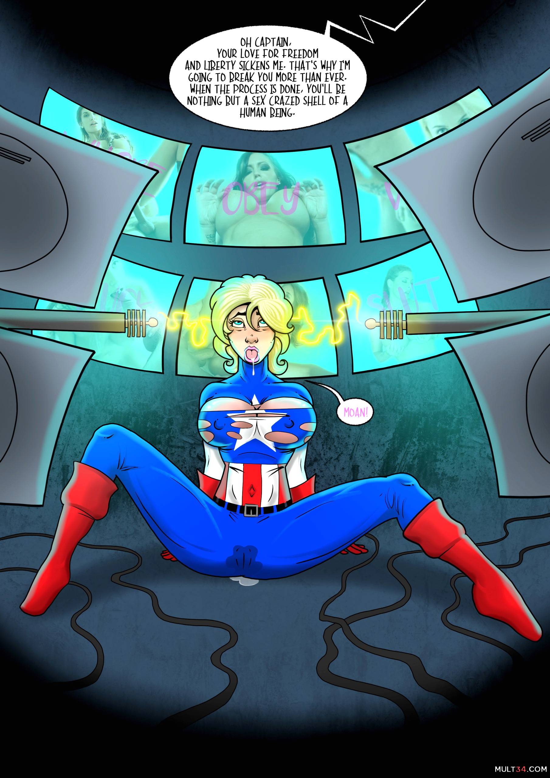 Doctor Bimboid vs Marvel Comic Heroes page 7