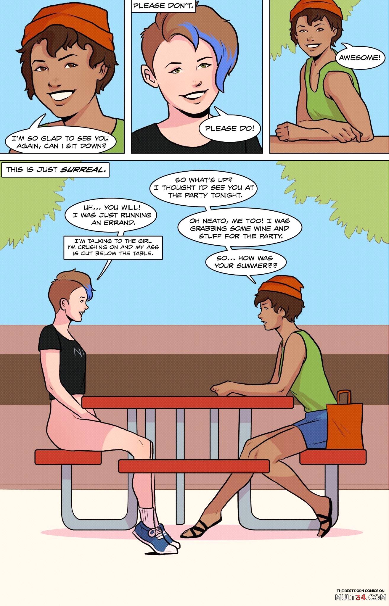 Frankie's Naked Night page 28