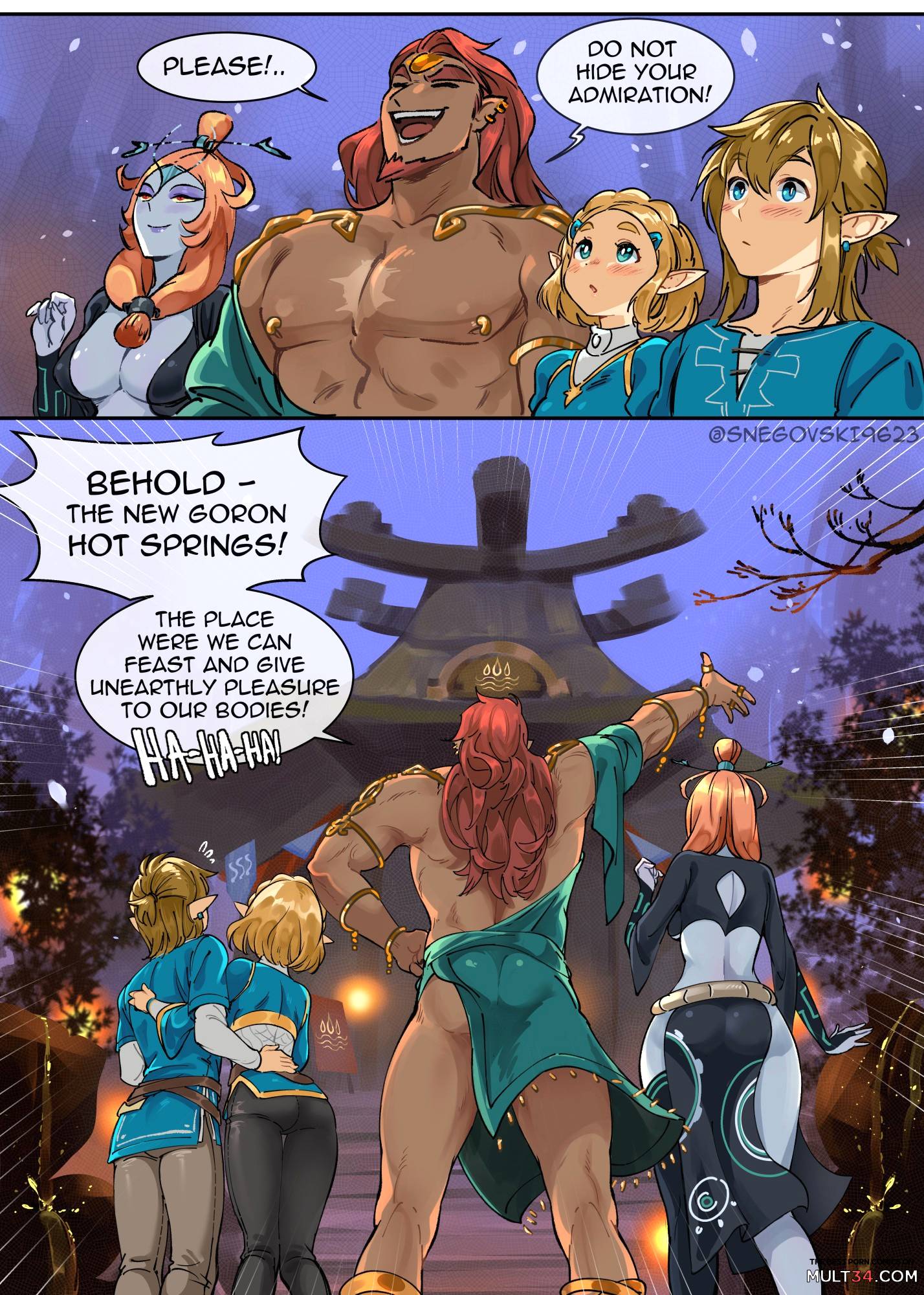Zelda nsfw comic